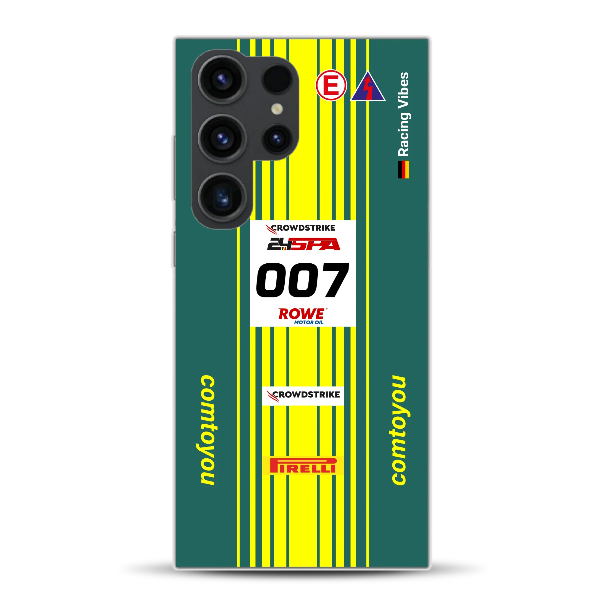 Vantage AMR GT3 Evo #007 Livery - Housse de téléphone portable personnalisée pour Samsung