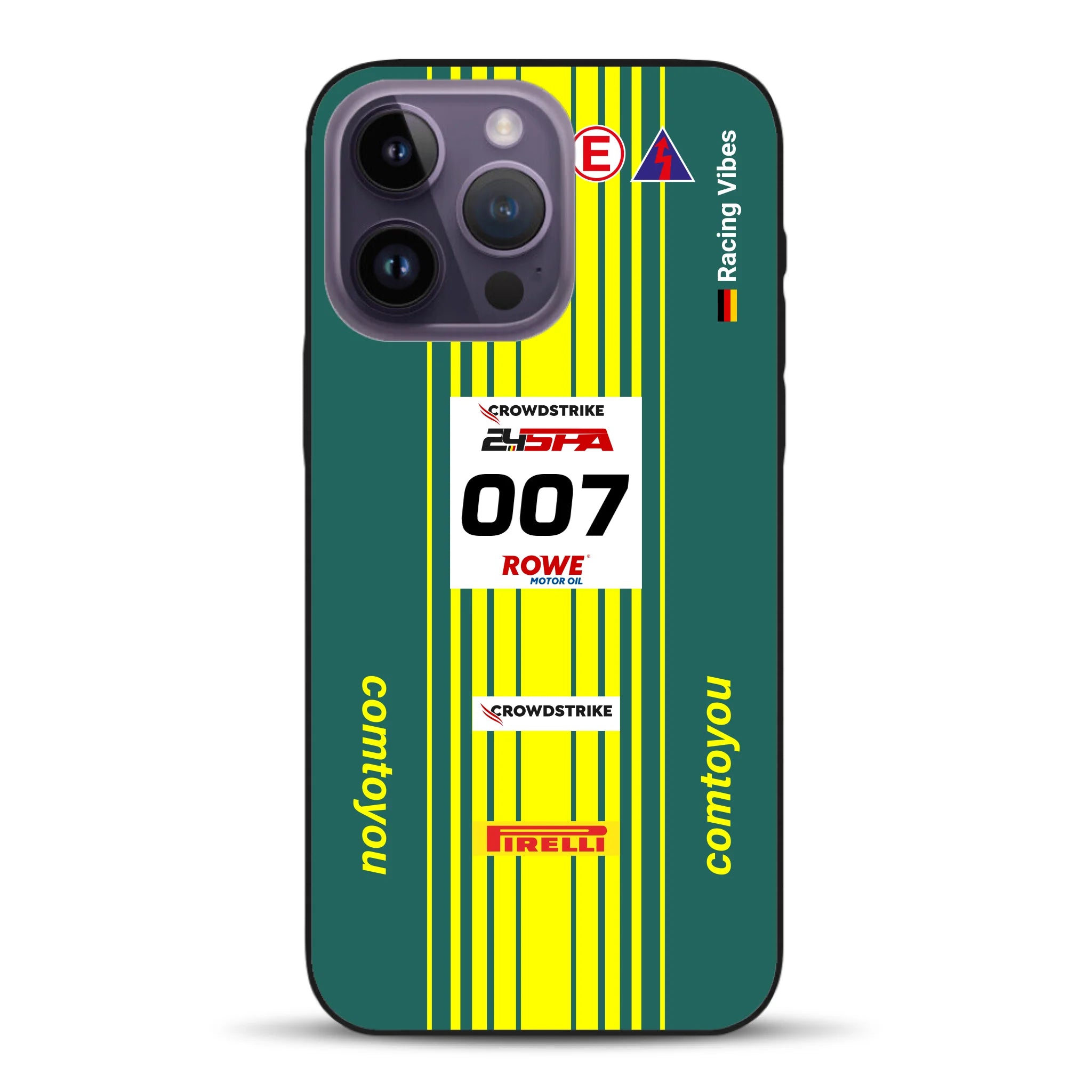 Vantage AMR GT3 Evo #007 Livery - Individuelle Handyhülle für iPhone