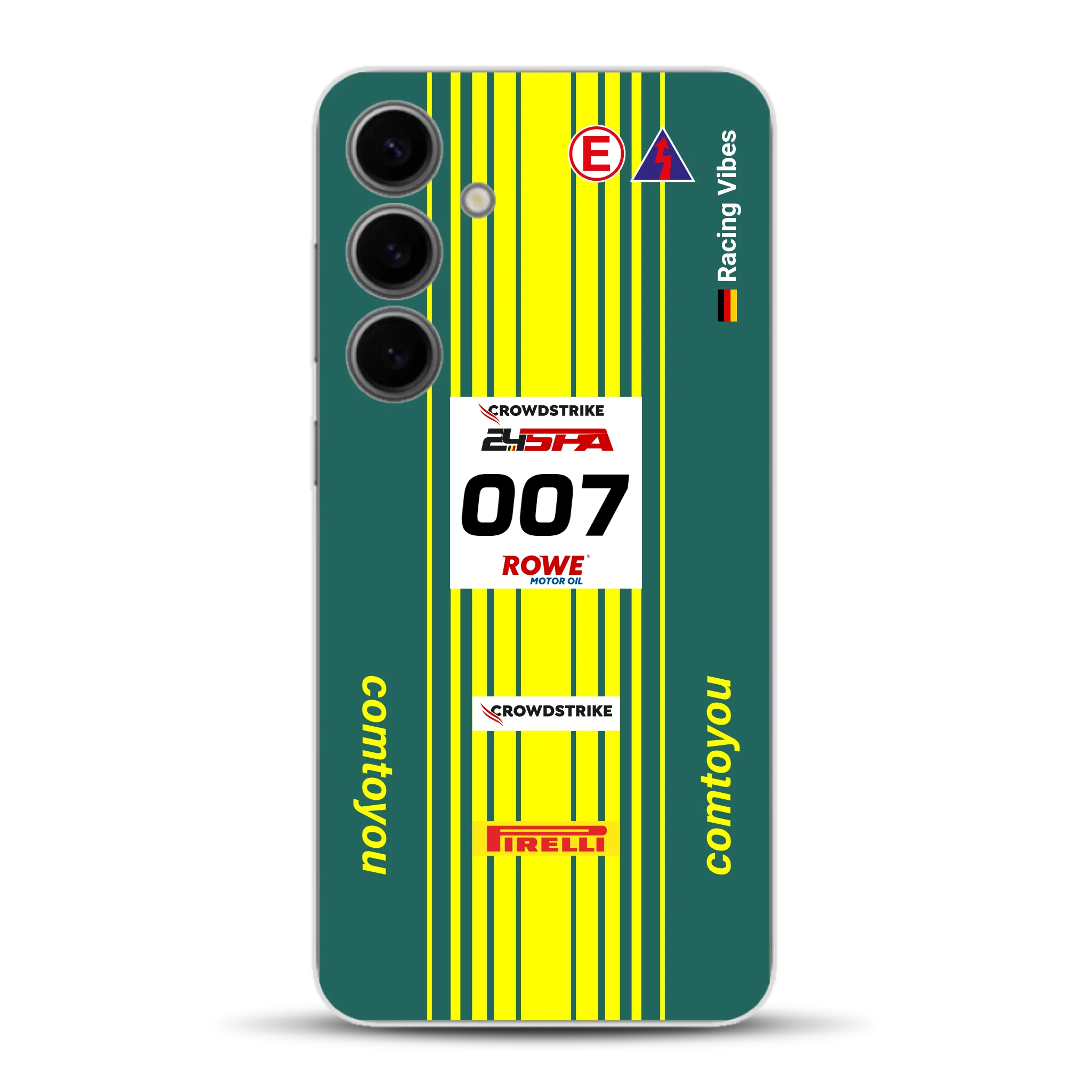 Vantage AMR GT3 Evo #007 Livery - Housse de téléphone portable personnalisée pour Samsung