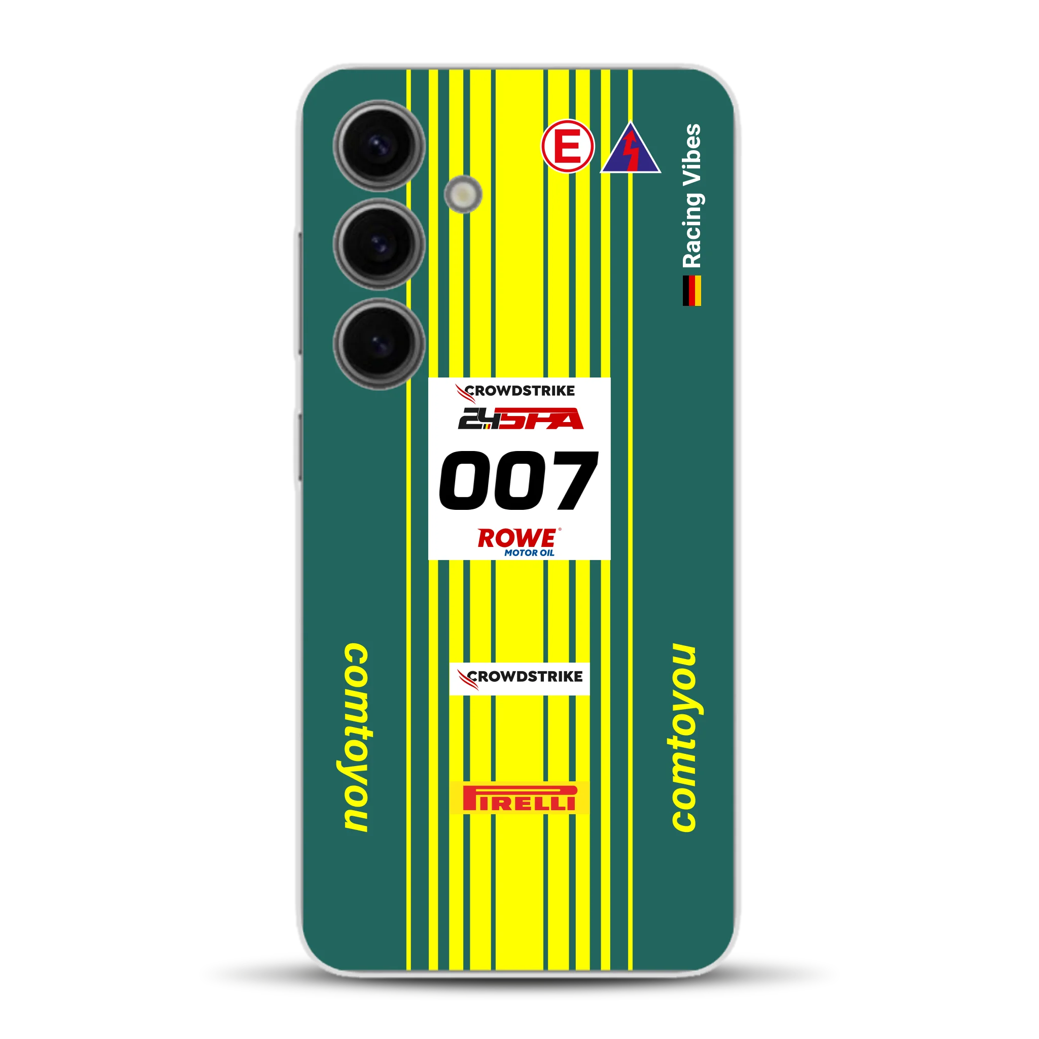 Vantage AMR GT3 Evo #007 Livery - Housse de téléphone portable personnalisée pour Samsung