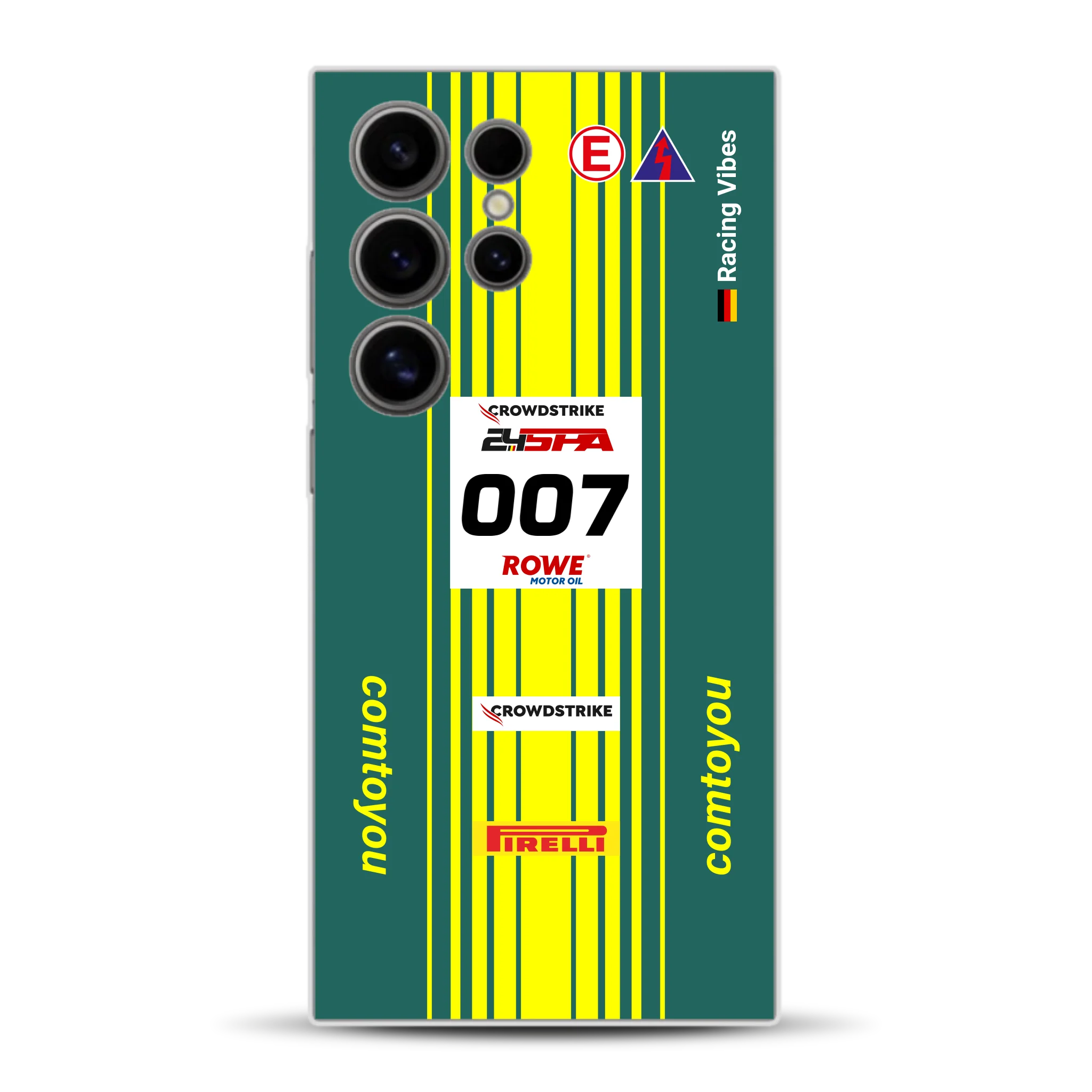 Vantage AMR GT3 Evo #007 Livery - Housse de téléphone portable personnalisée pour Samsung