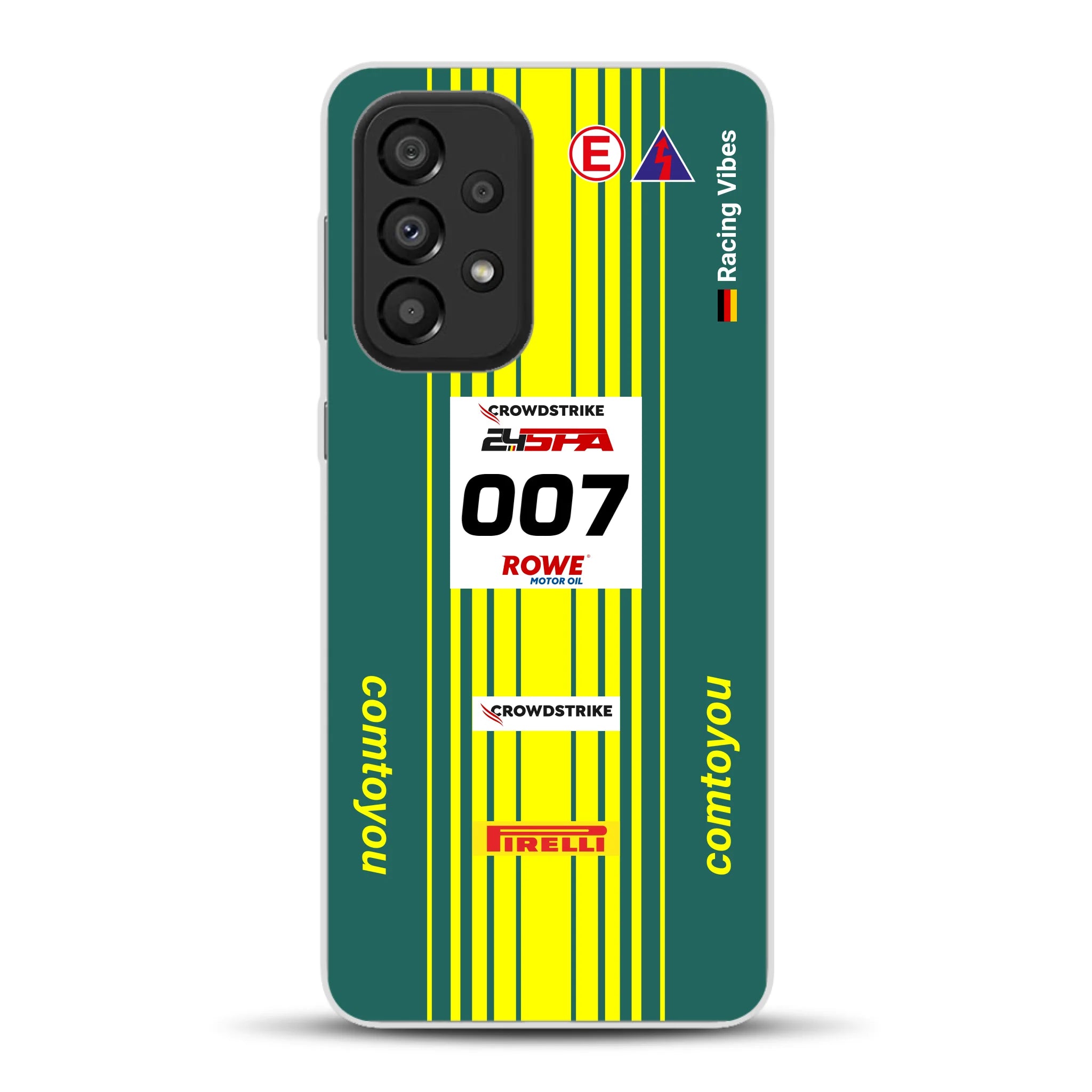 Vantage AMR GT3 Evo #007 Livery - Housse de téléphone portable personnalisée pour Samsung