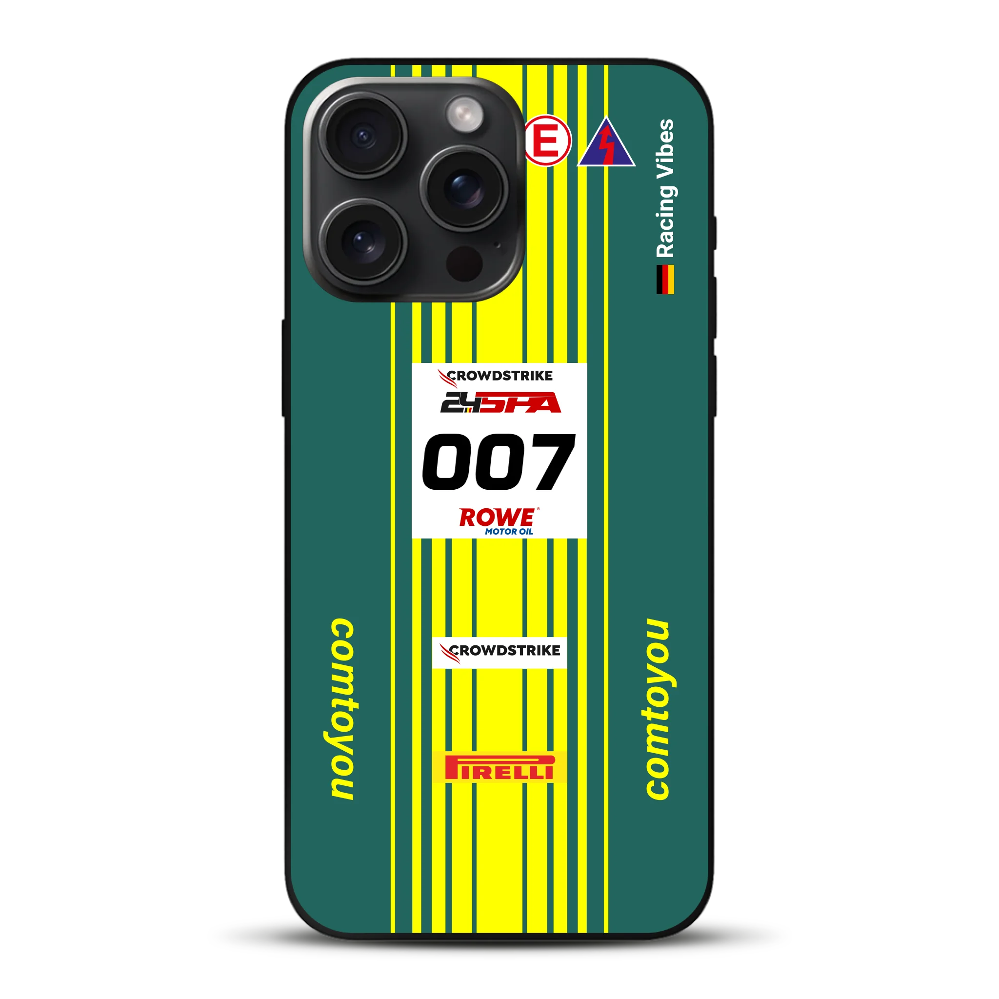 Vantage AMR GT3 Evo #007 Livery - Housse de téléphone portable personnalisée pour iPhone