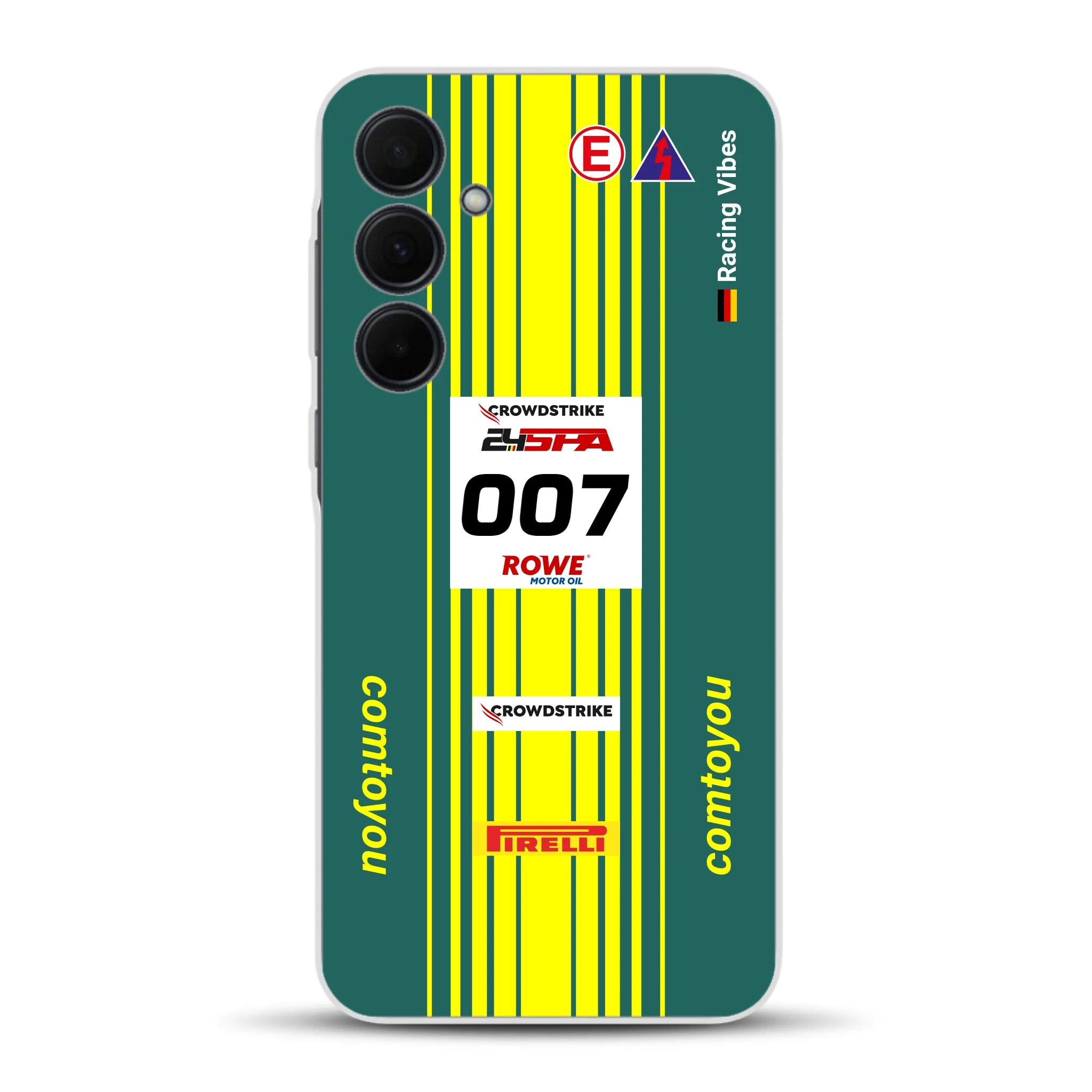Vantage AMR GT3 Evo #007 Livery - Housse de téléphone portable personnalisée pour Samsung