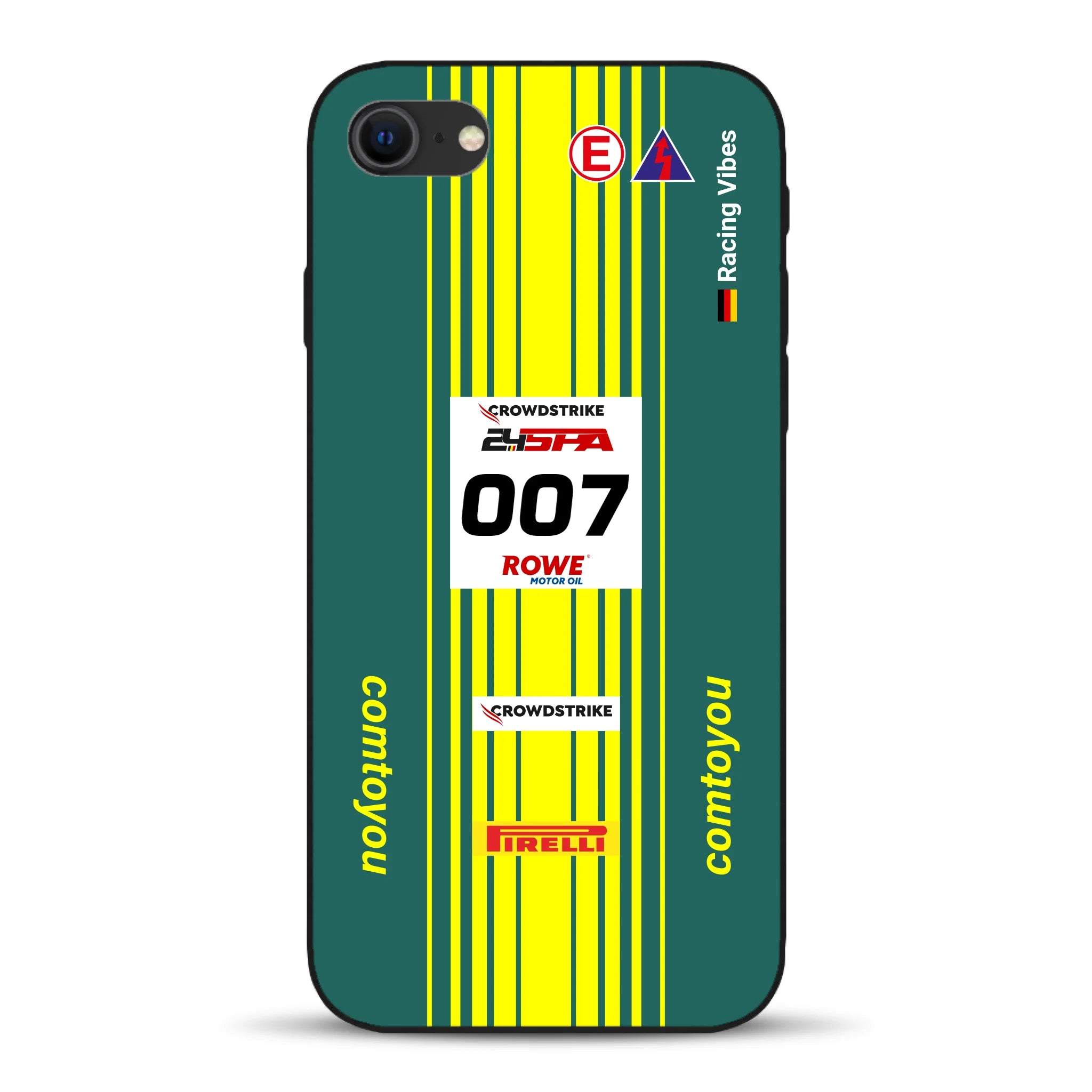Vantage AMR GT3 Evo #007 Livery - Housse de téléphone portable personnalisée pour iPhone