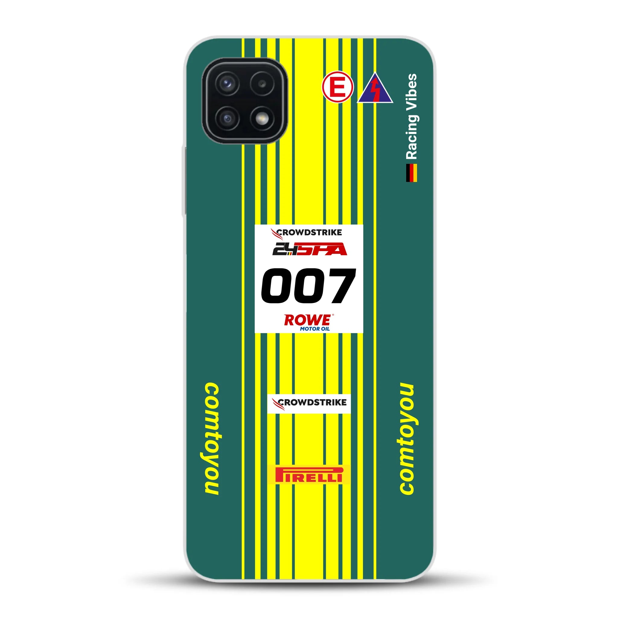 Vantage AMR GT3 Evo #007 Livery - Housse de téléphone portable personnalisée pour Samsung