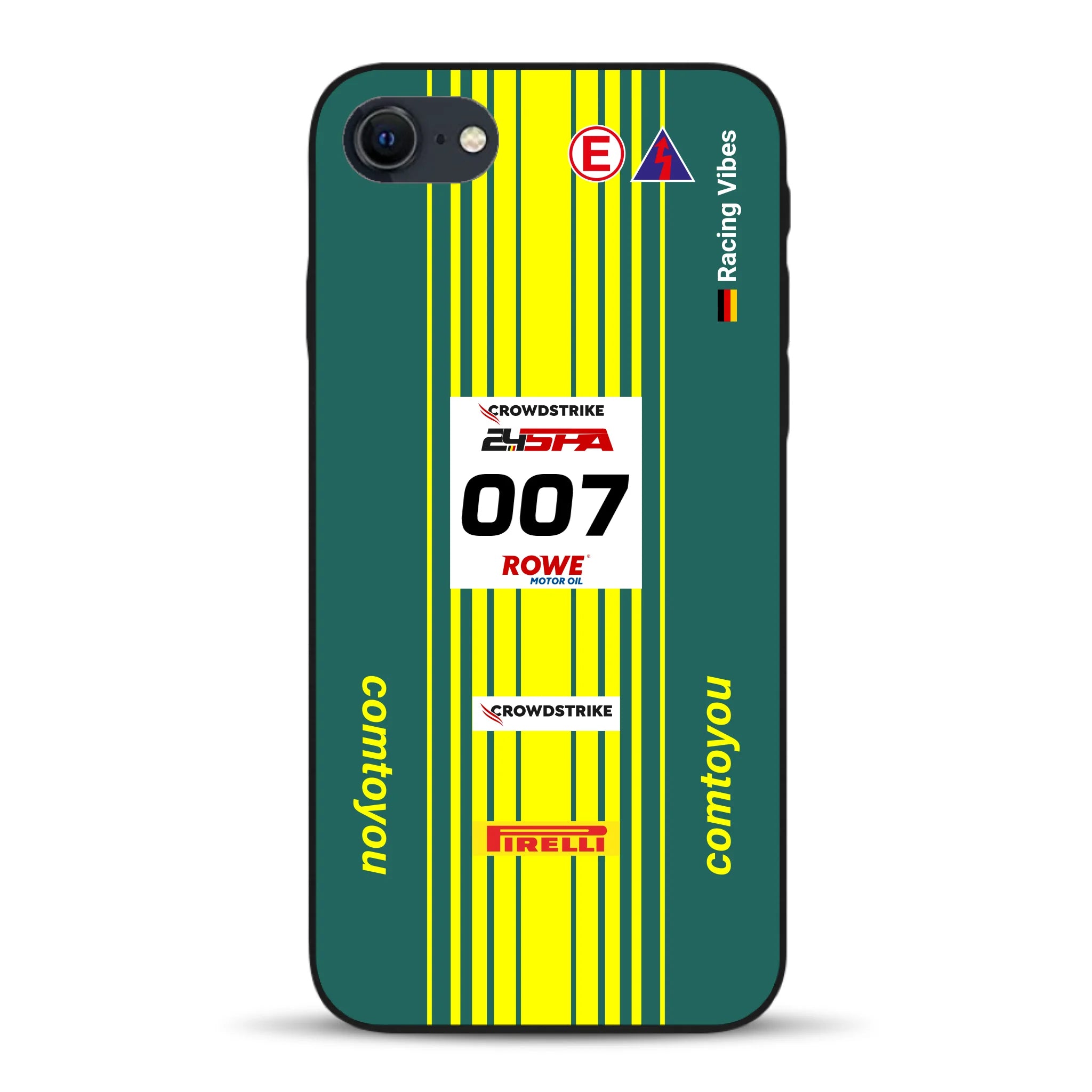 Vantage AMR GT3 Evo #007 Livery - Housse de téléphone portable personnalisée pour iPhone