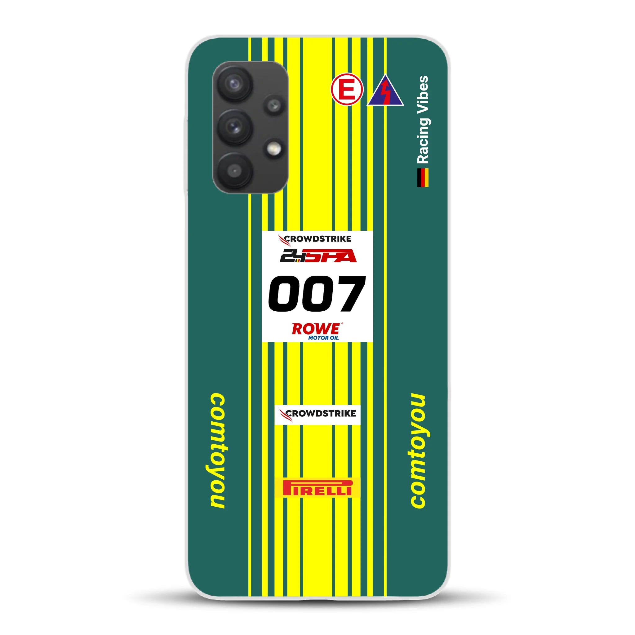 Vantage AMR GT3 Evo #007 Livery - Housse de téléphone portable personnalisée pour Samsung