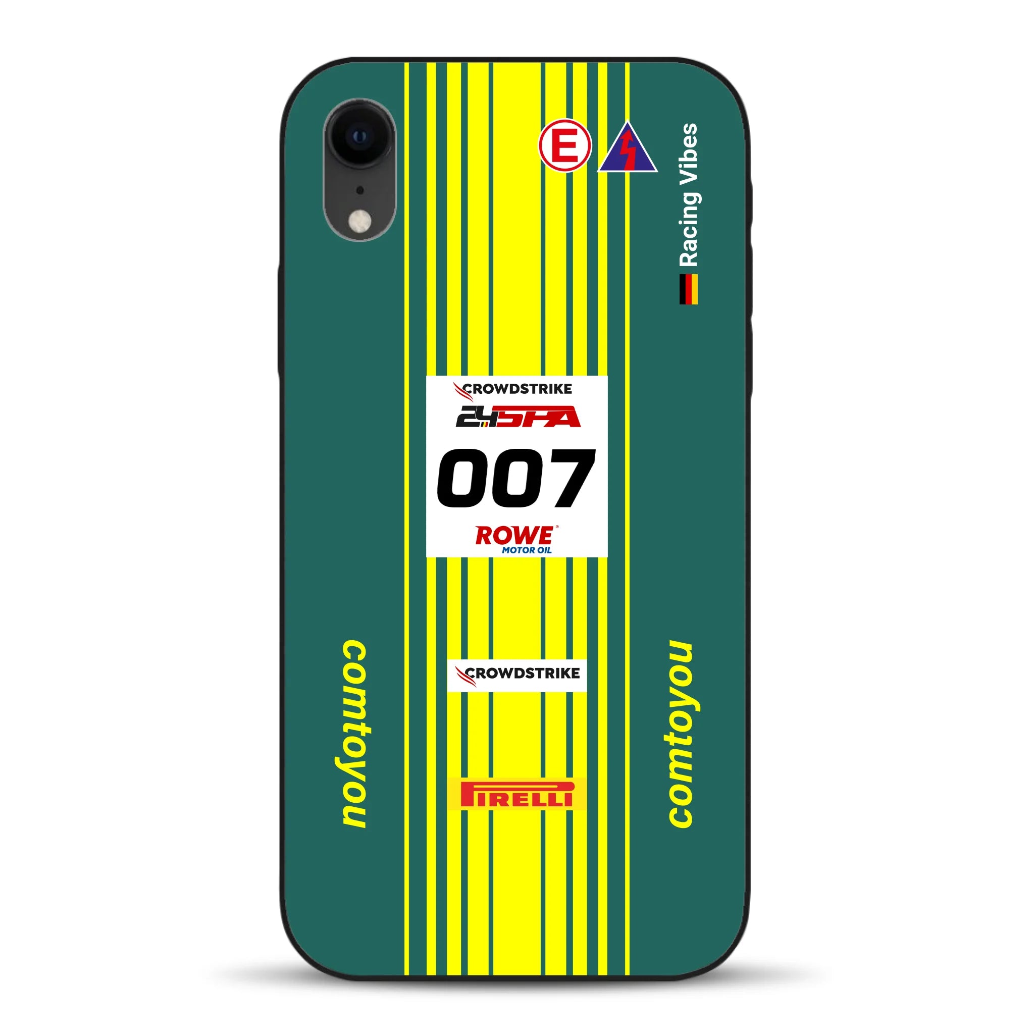 Vantage AMR GT3 Evo #007 Livery - Housse de téléphone portable personnalisée pour iPhone