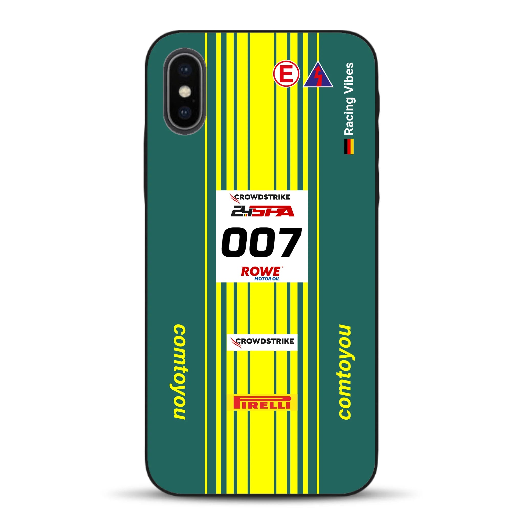 Vantage AMR GT3 Evo #007 Livery - Housse de téléphone portable personnalisée pour iPhone