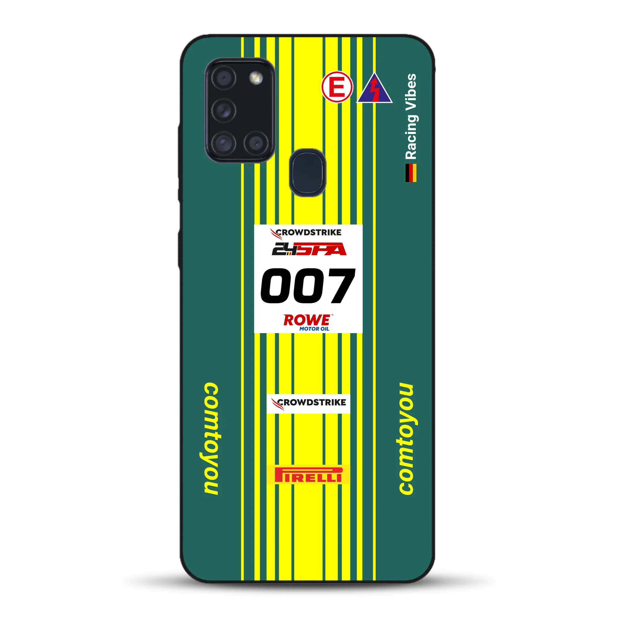 Vantage AMR GT3 Evo #007 Livery - Housse de téléphone portable personnalisée pour Samsung