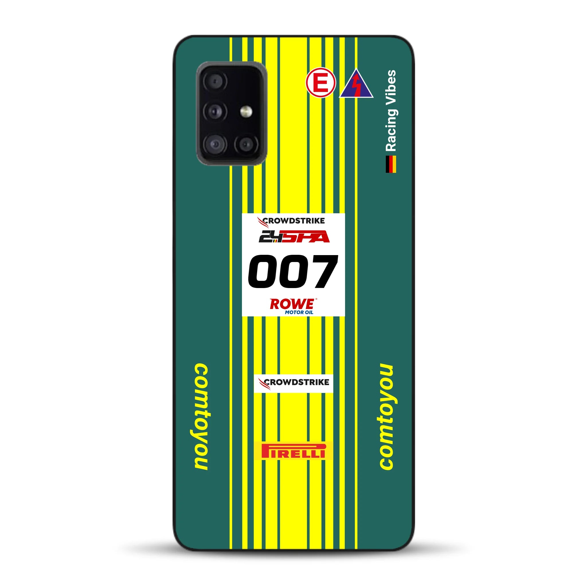 Vantage AMR GT3 Evo #007 Livery - Housse de téléphone portable personnalisée pour Samsung