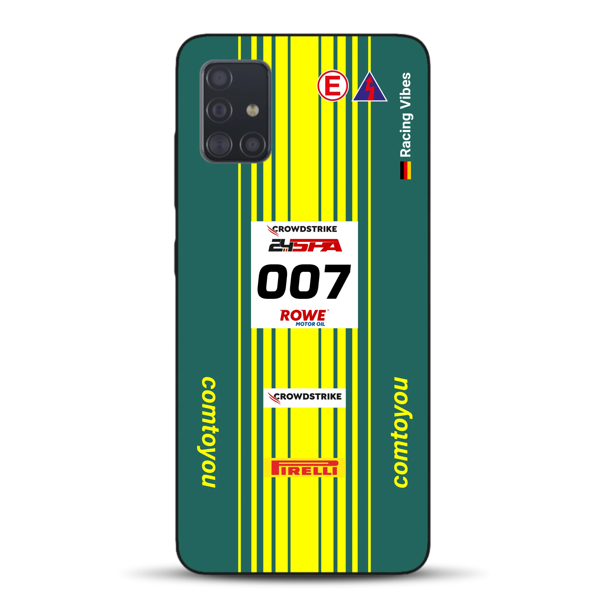 Vantage AMR GT3 Evo #007 Livery - Housse de téléphone portable personnalisée pour Samsung