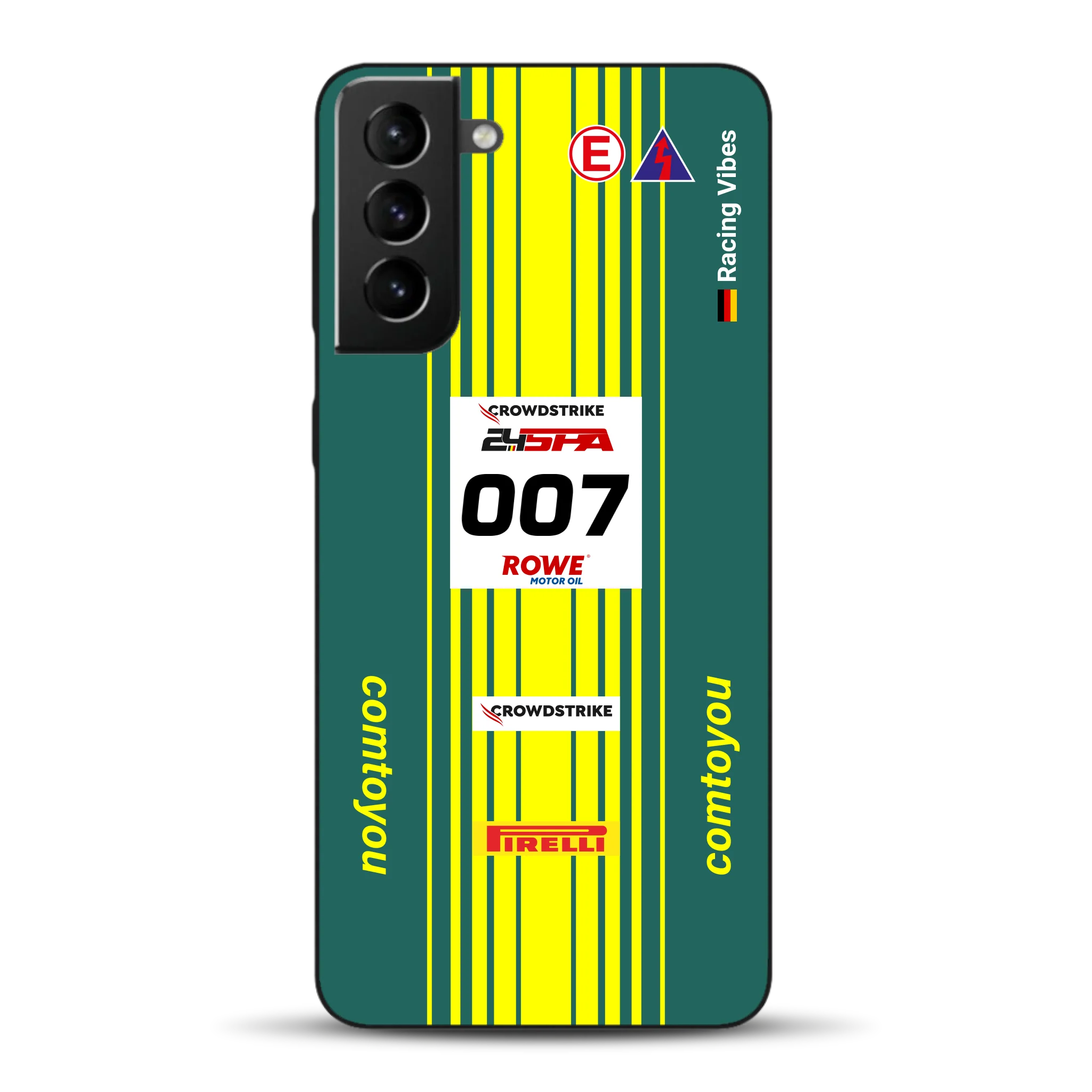 Vantage AMR GT3 Evo #007 Livery - Housse de téléphone portable personnalisée pour Samsung