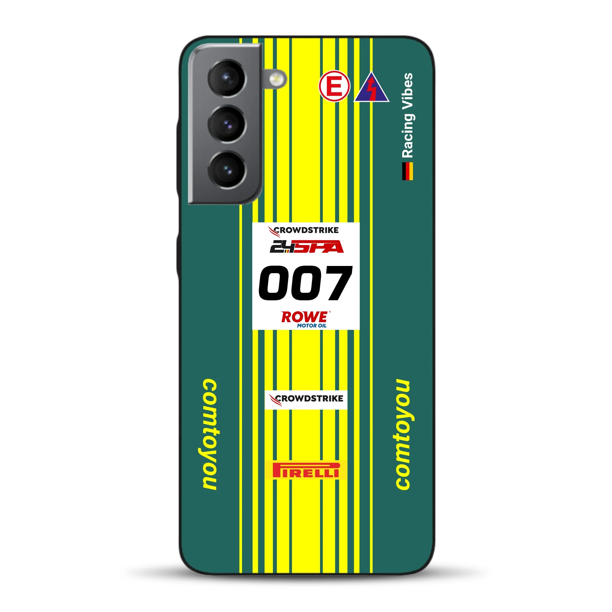 Vantage AMR GT3 Evo #007 Livery - Housse de téléphone portable personnalisée pour Samsung