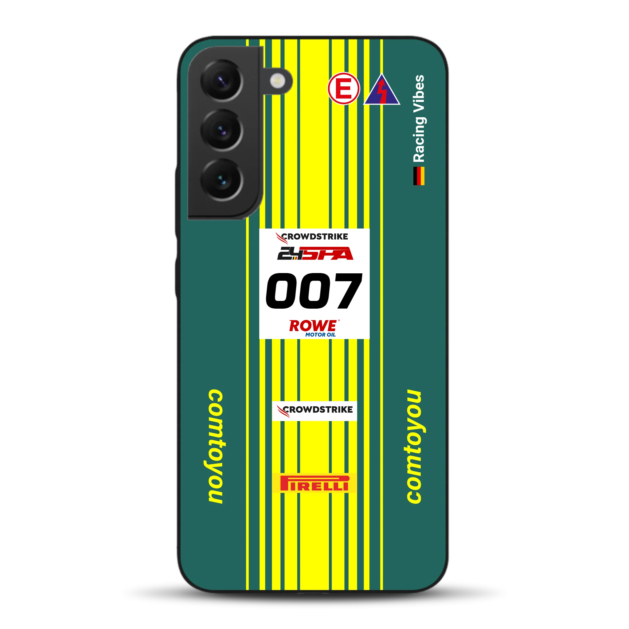 Vantage AMR GT3 Evo #007 Livery - Housse de téléphone portable personnalisée pour Samsung