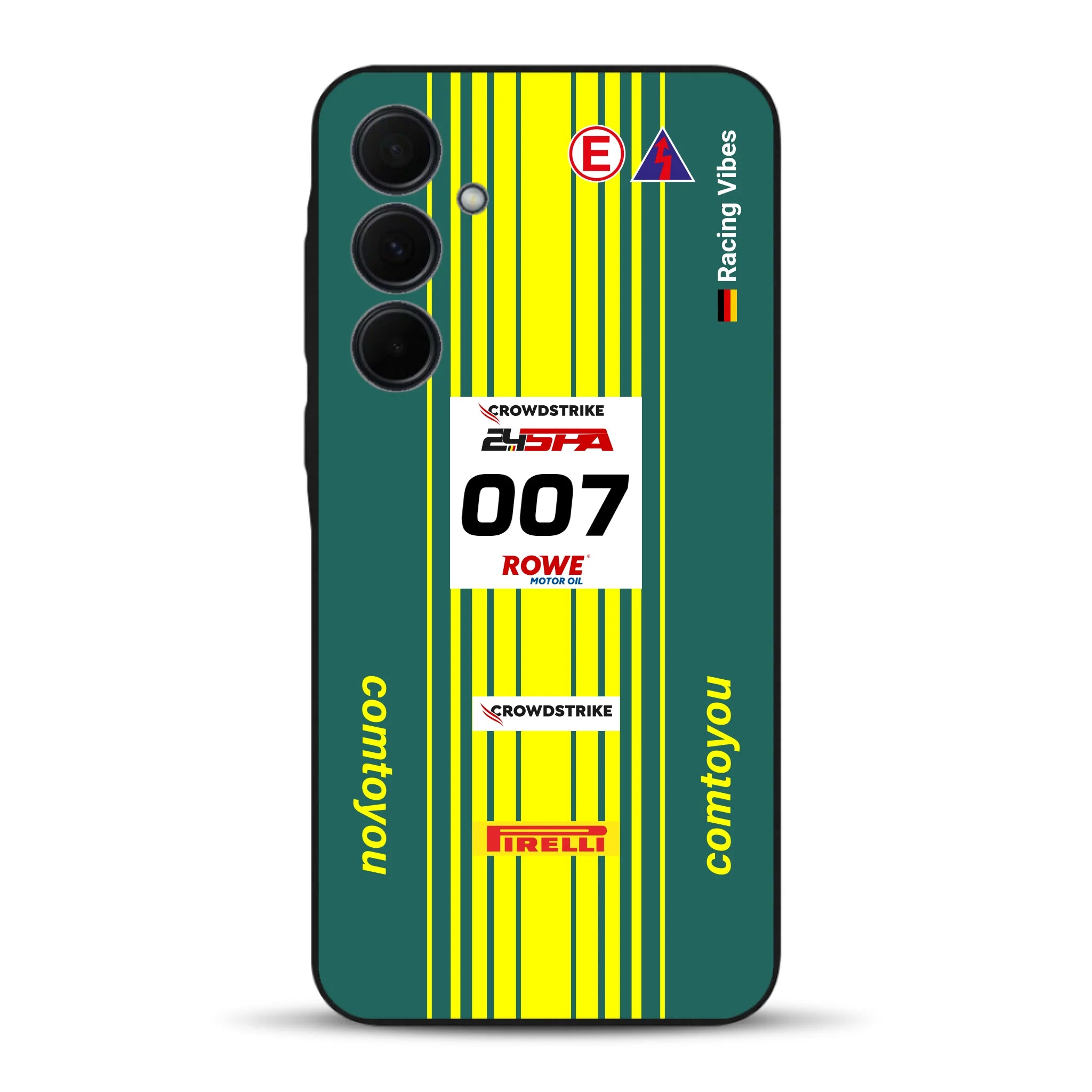 Vantage AMR GT3 Evo #007 Livery - Housse de téléphone portable personnalisée pour Samsung