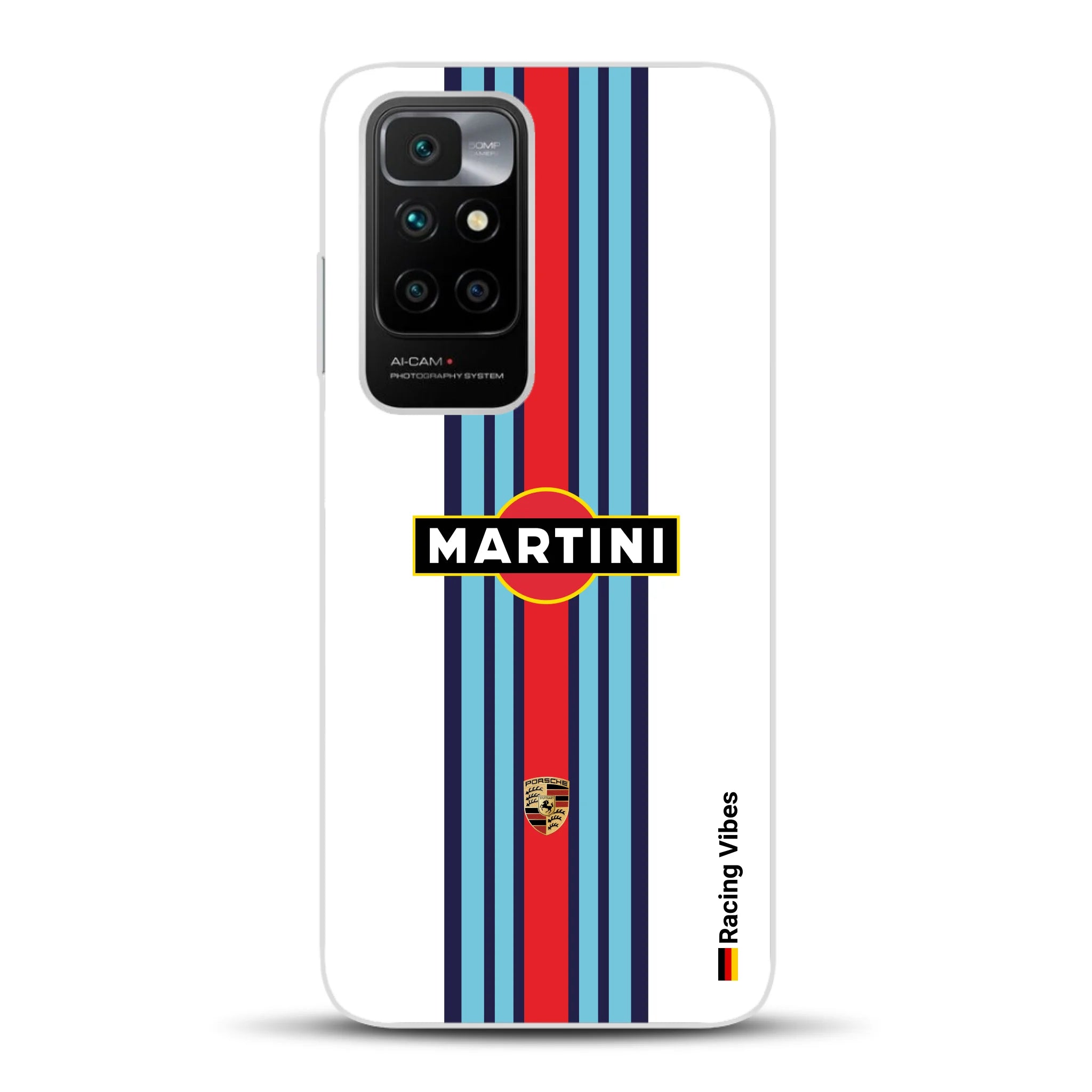 Martini Porsche Livery #1 - Custodia per cellulare personalizzata per Xiaomi