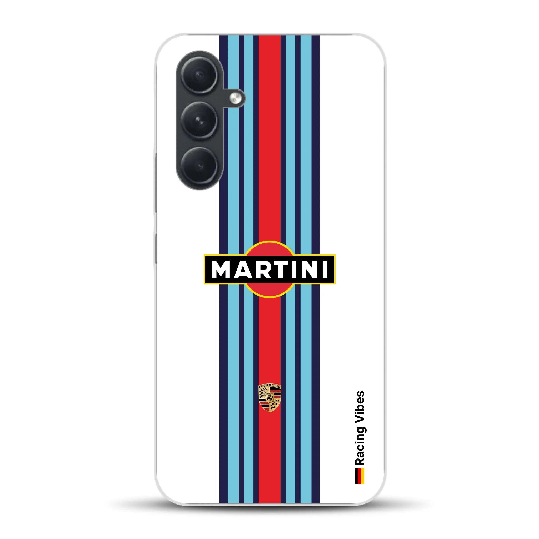 Martini Porsche Livery #1 - Individuelle Handyhülle für Samsung