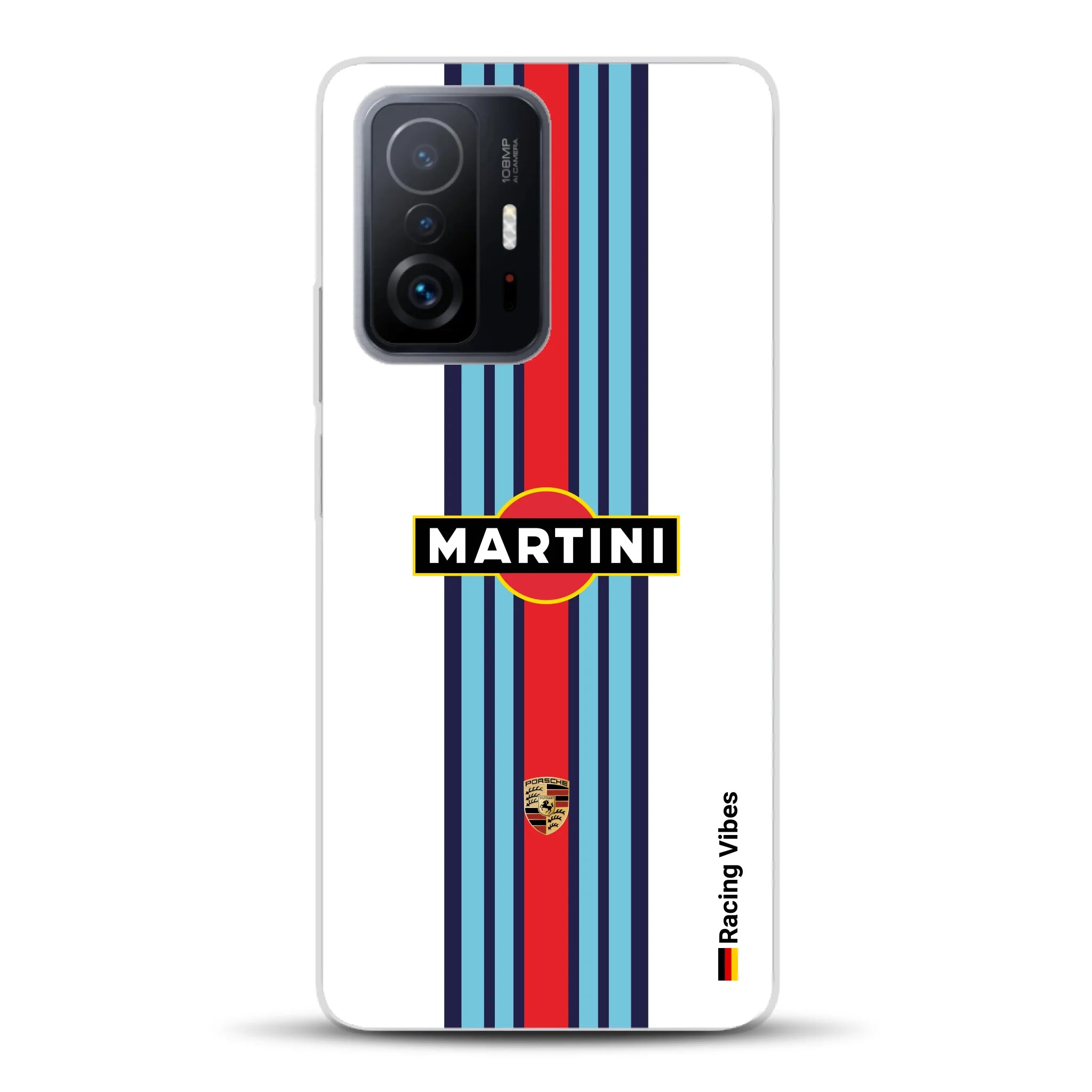 Martini Porsche Livery #1 - Custodia per cellulare personalizzata per Xiaomi
