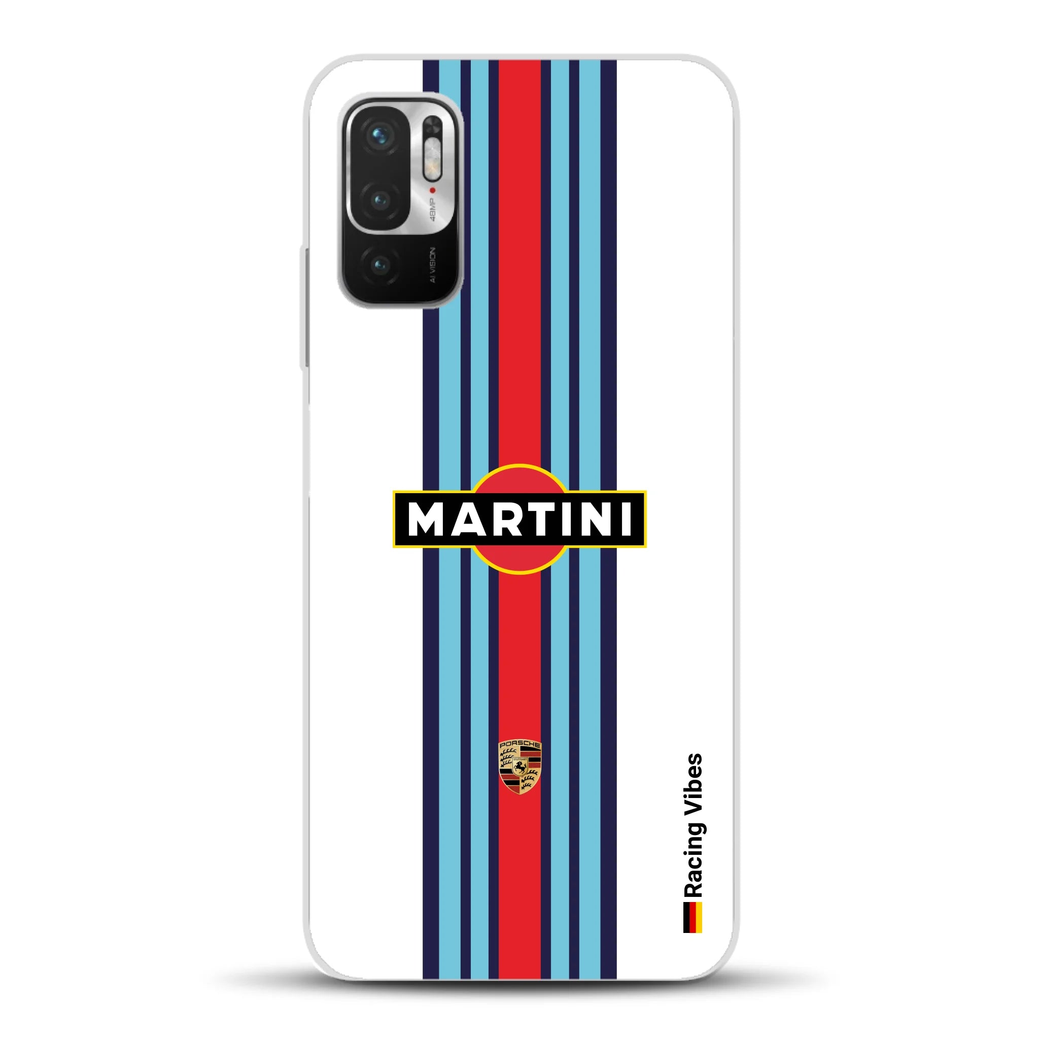 Martini Porsche Livery #1 - Custodia per cellulare personalizzata per Xiaomi