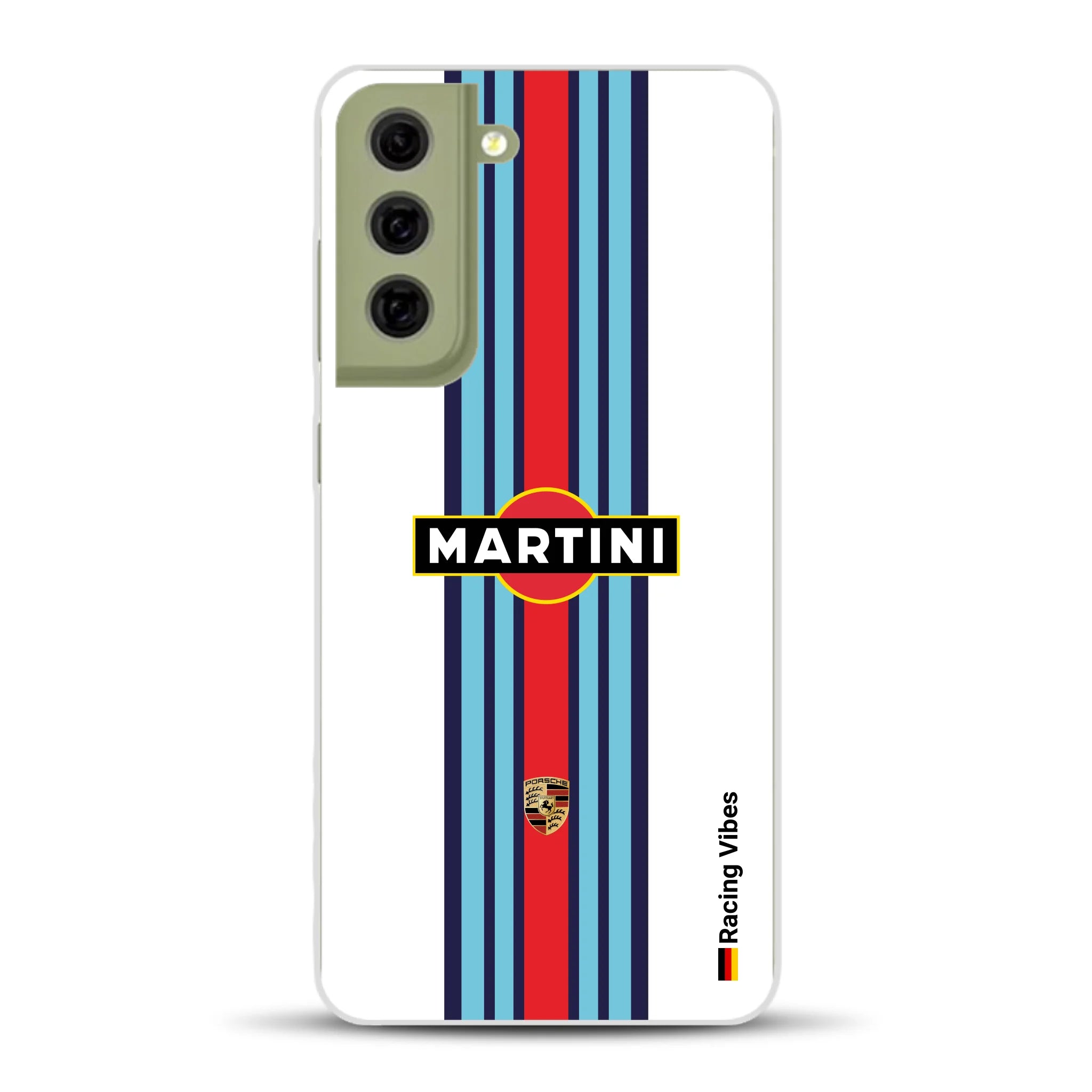 Martini Porsche Livery #1 - Individuelle Handyhülle für Samsung