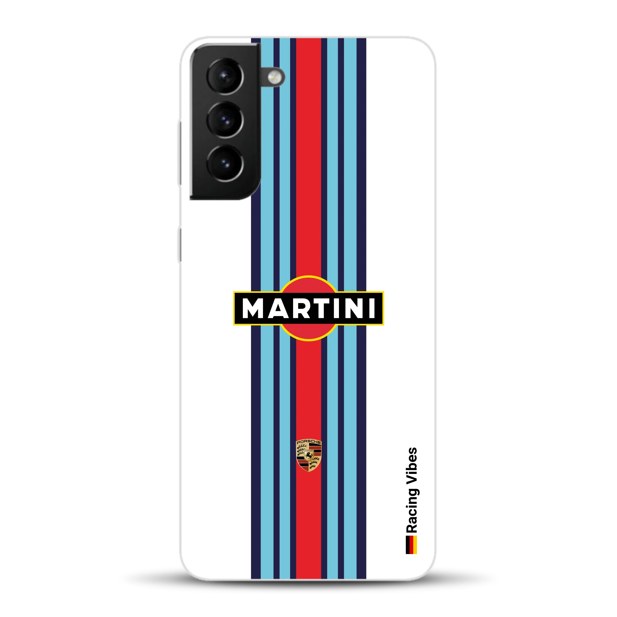 Martini Porsche Livery #1 - Individuelle Handyhülle für Samsung