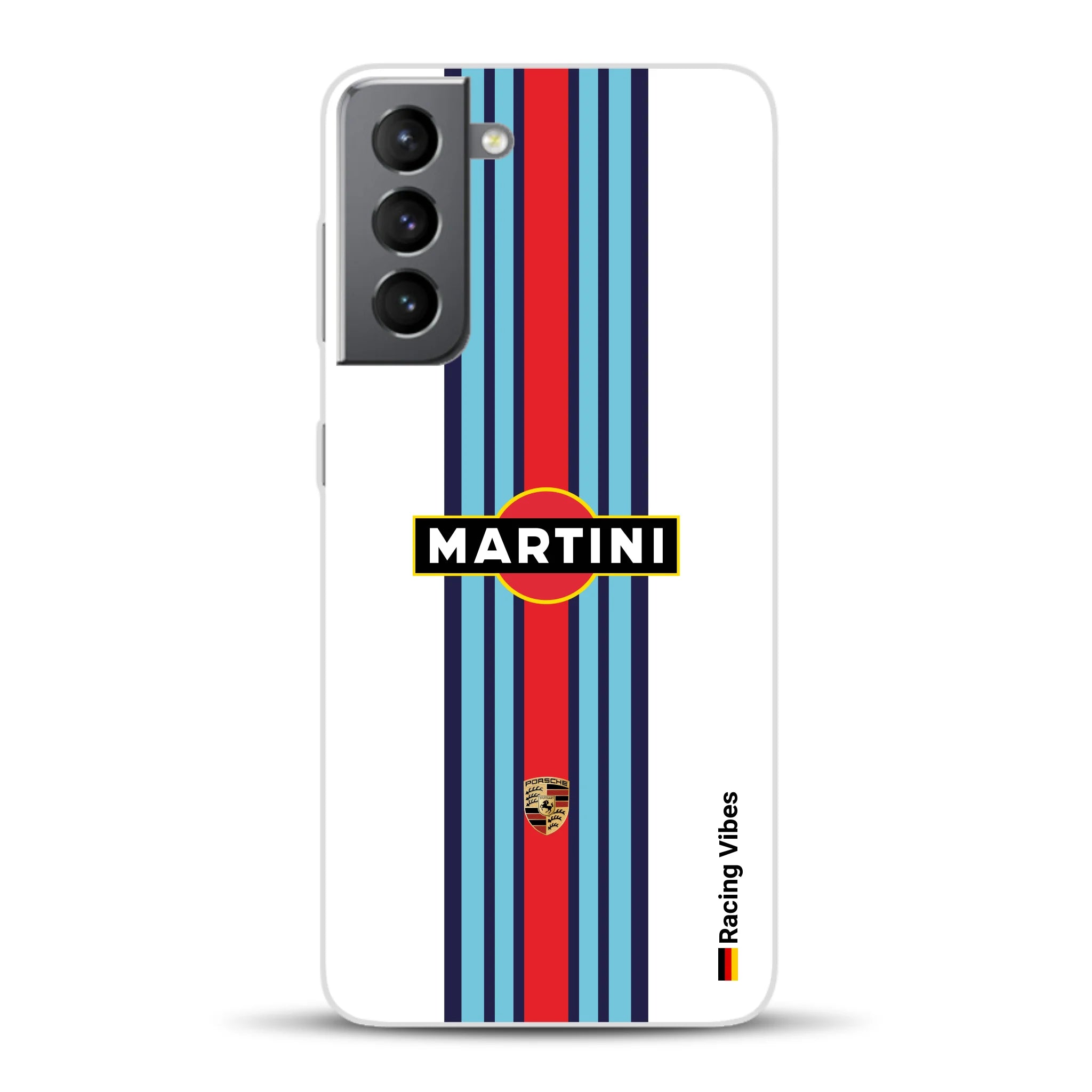 Martini Porsche Livery #1 - Individuelle Handyhülle für Samsung