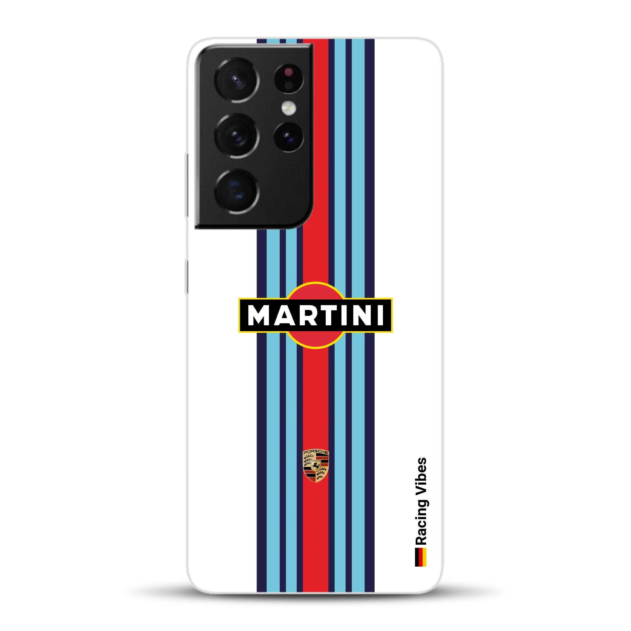 Martini Porsche Livery #1 - Individuelle Handyhülle für Samsung