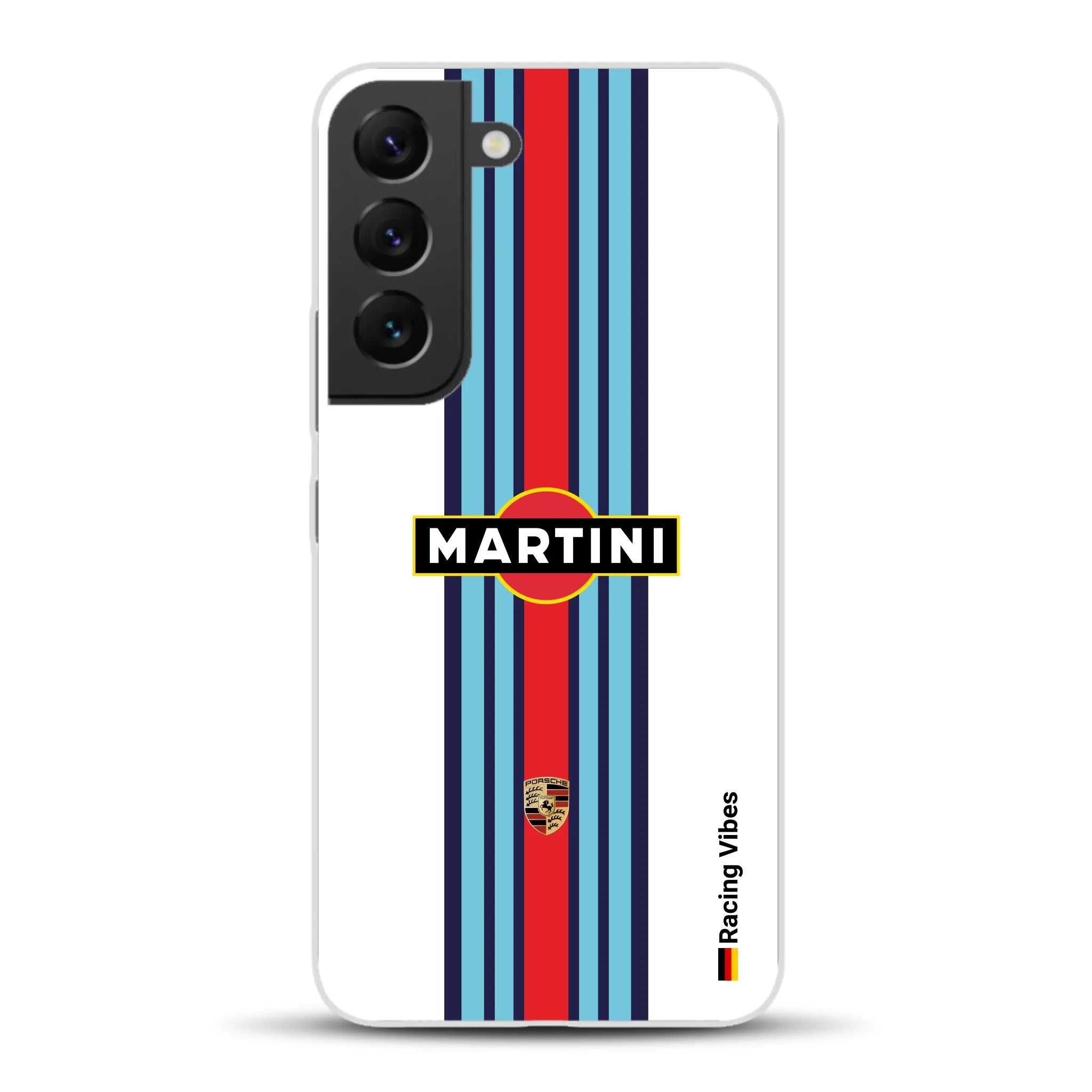 Martini Porsche Livery #1 - Individuelle Handyhülle für Samsung