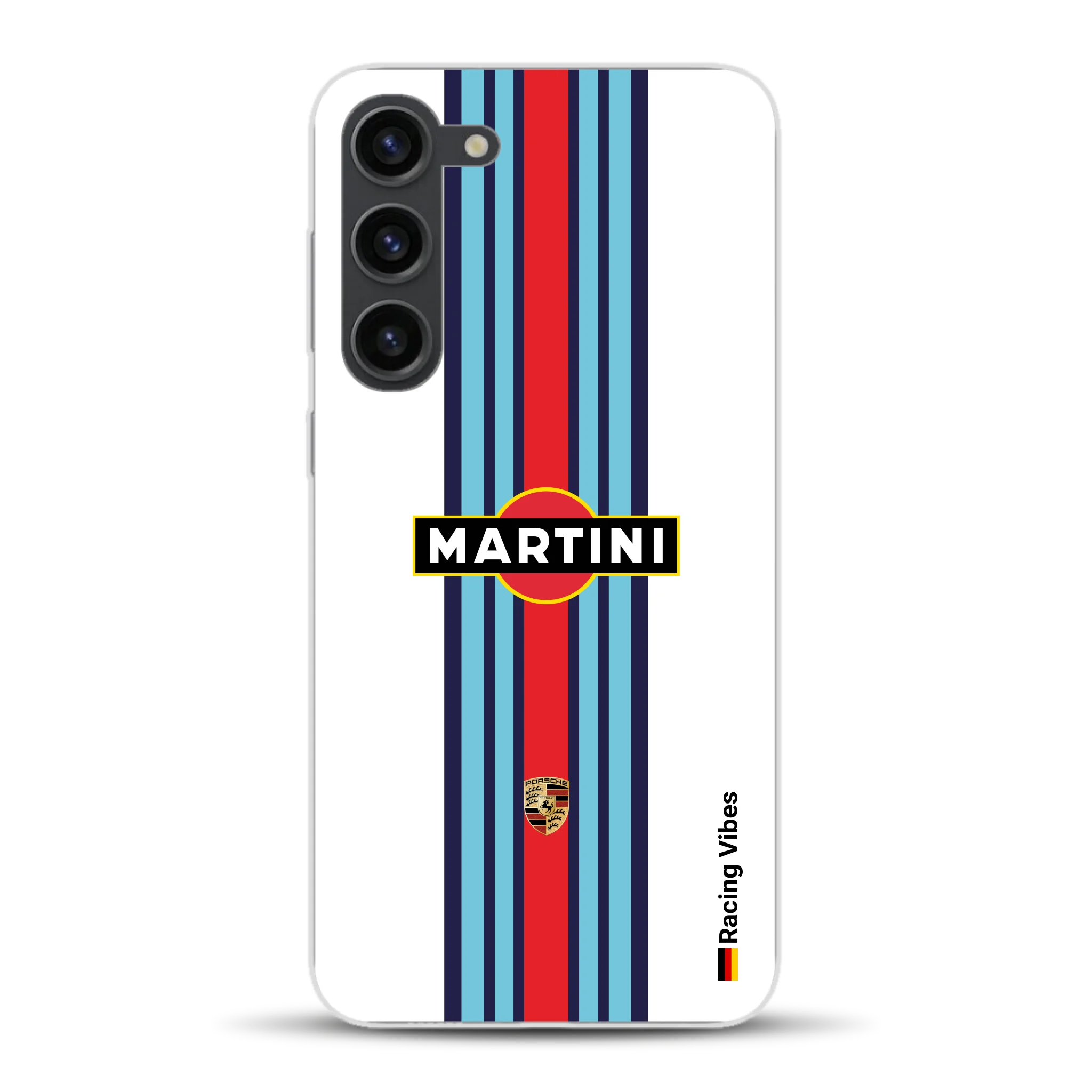 Martini Porsche Livery #1 - Individuelle Handyhülle für Samsung