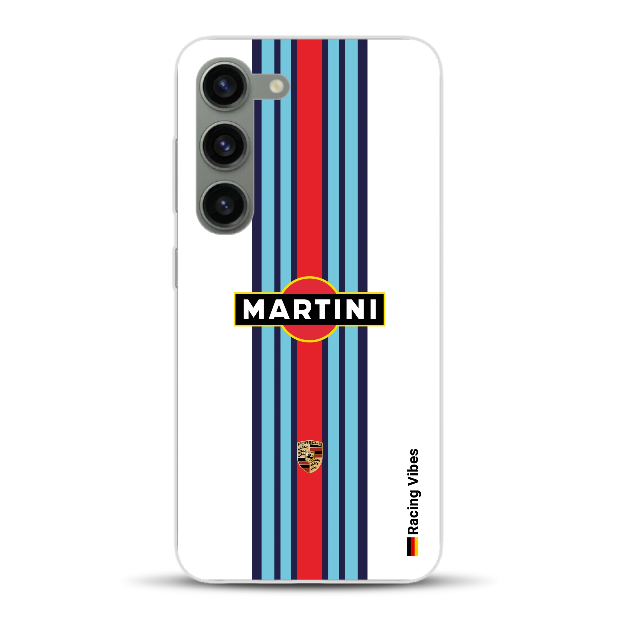 Martini Porsche Livery #1 - Individuelle Handyhülle für Samsung