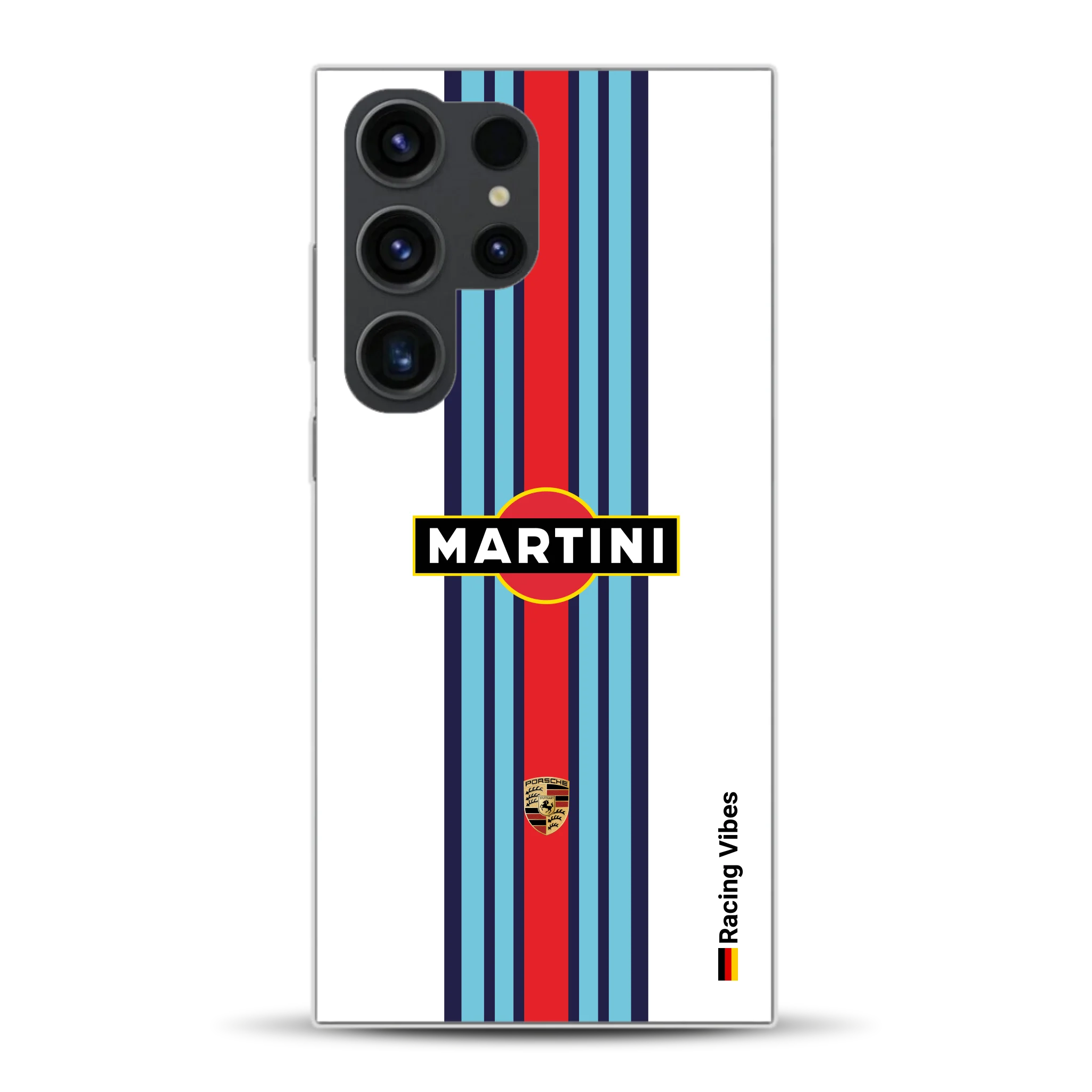 Martini Porsche Livery #1 - Individuelle Handyhülle für Samsung