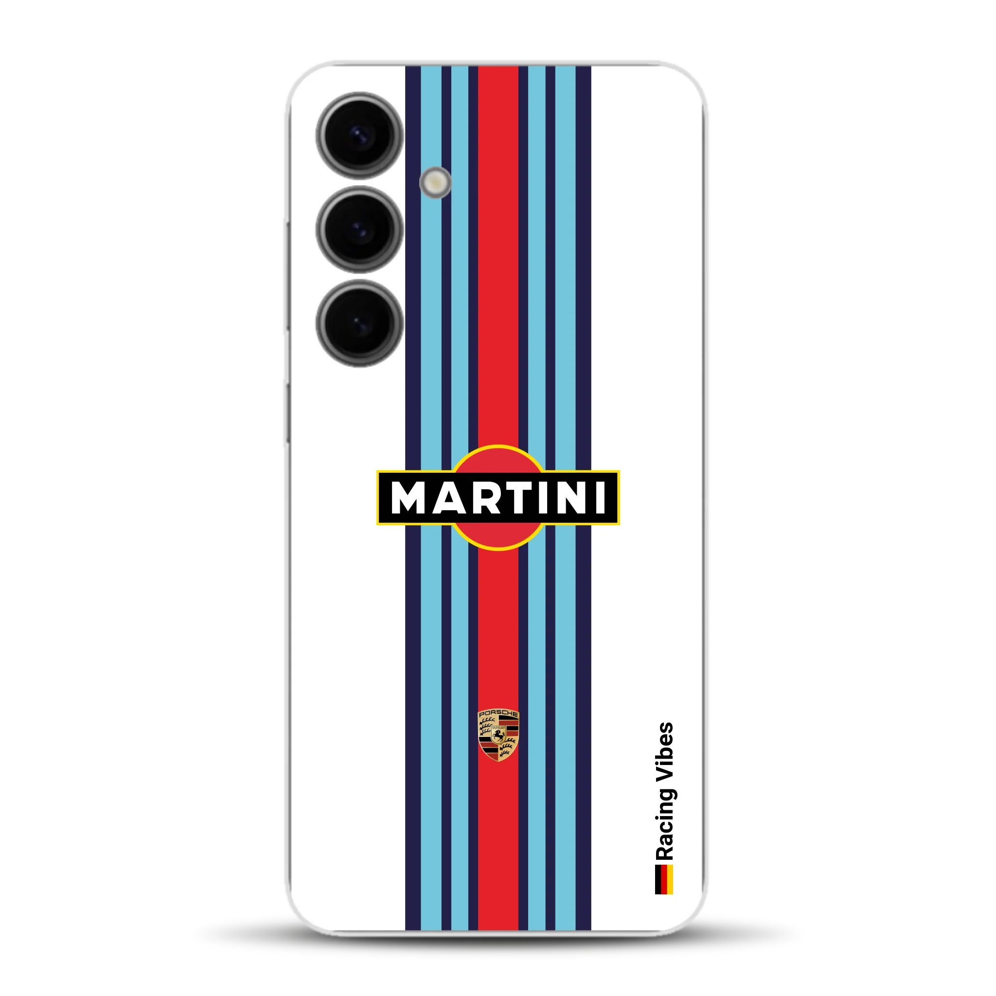 Martini Porsche Livery #1 - Individuelle Handyhülle für Samsung