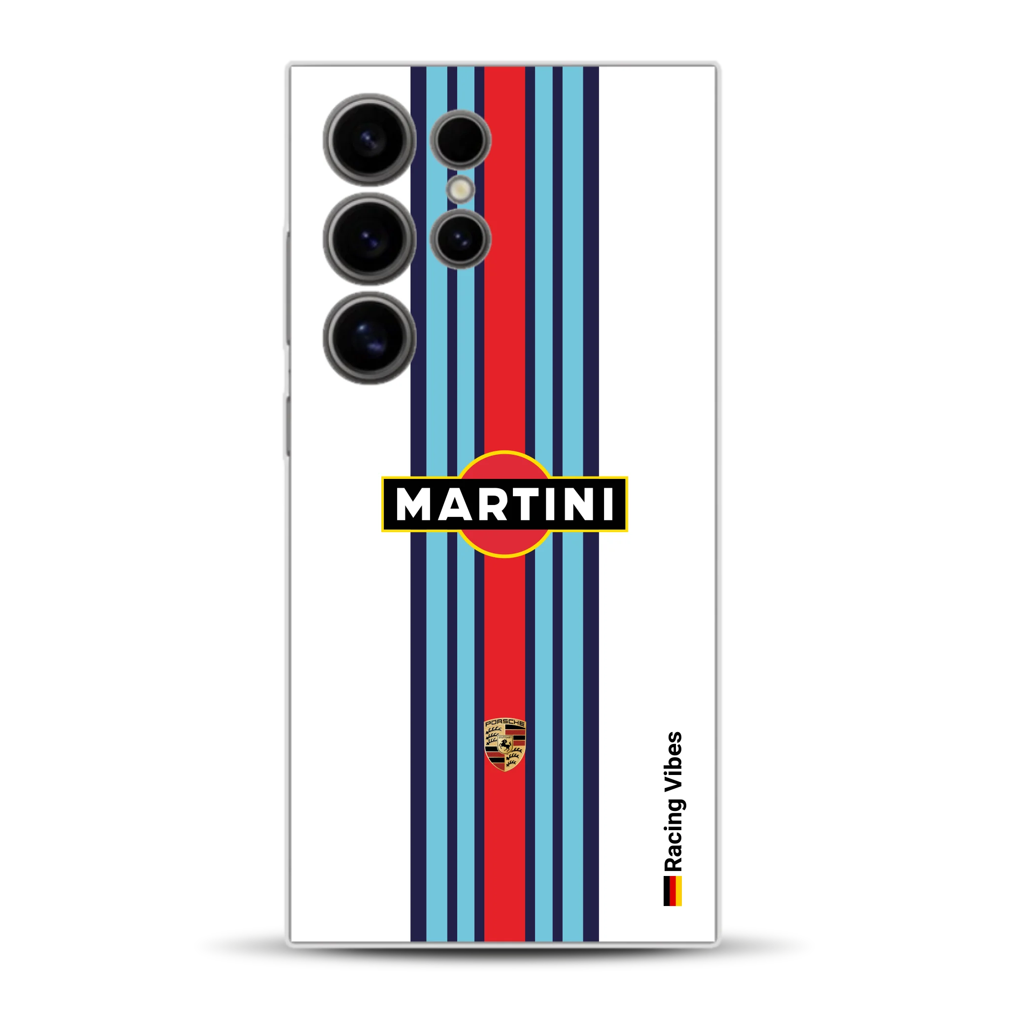 Martini Porsche Livery #1 - Individuelle Handyhülle für Samsung