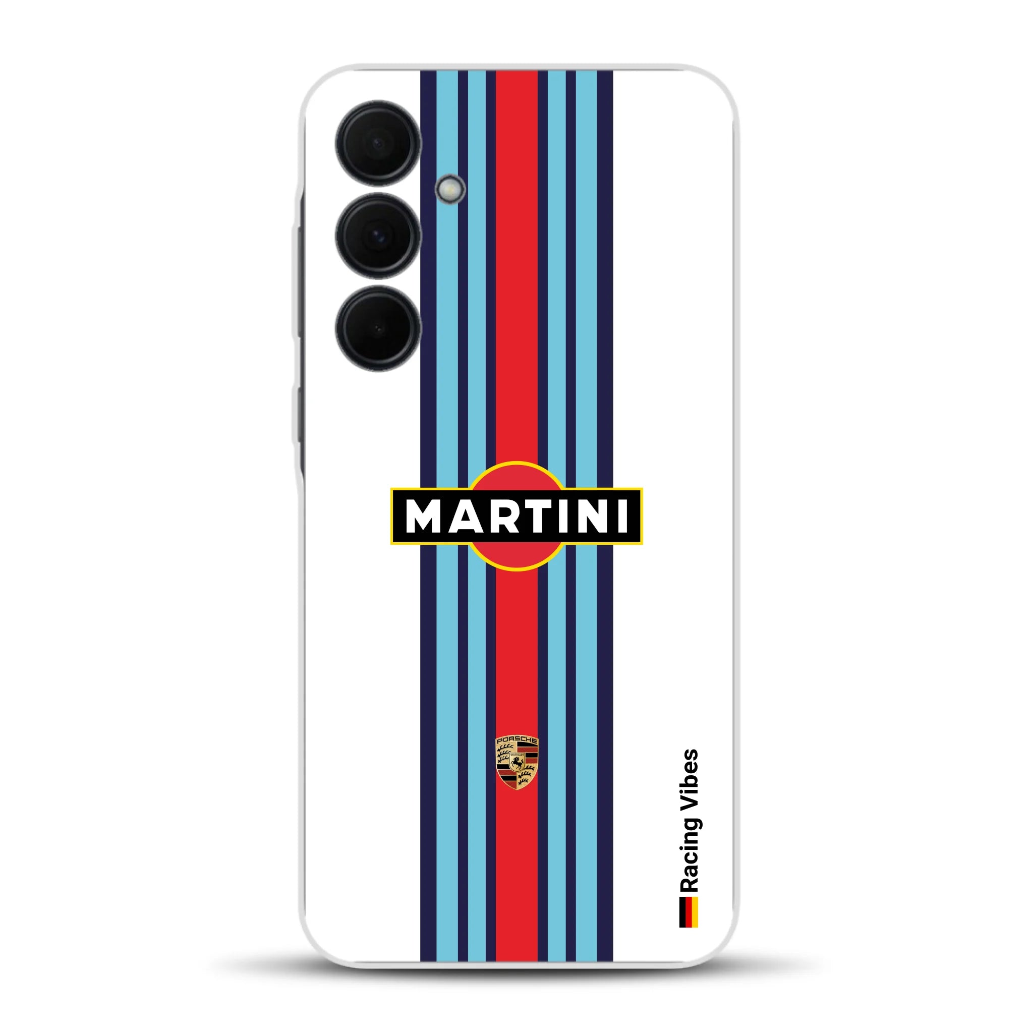 Martini Porsche Livery #1 - Individuelle Handyhülle für Samsung