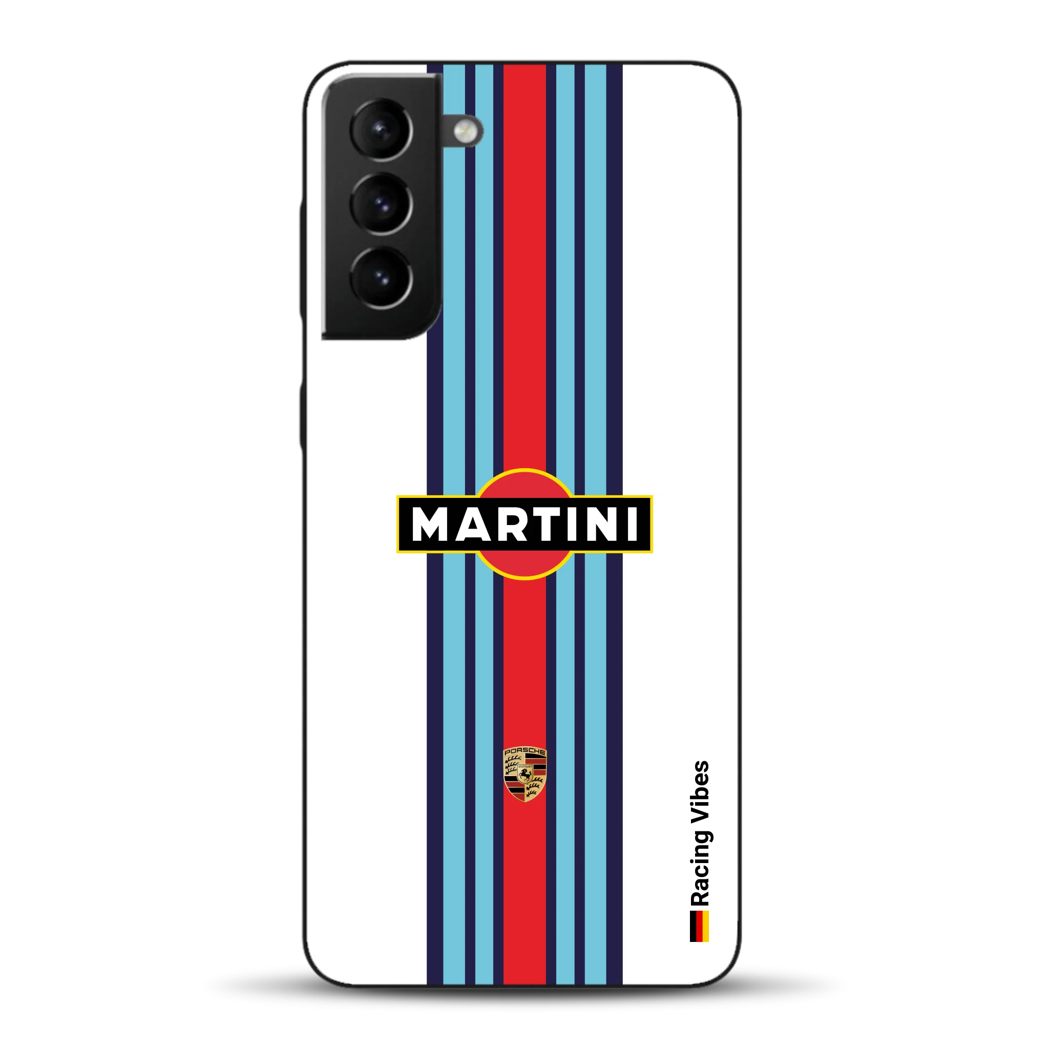 Martini Porsche Livery #1 - Individuelle Handyhülle für Samsung