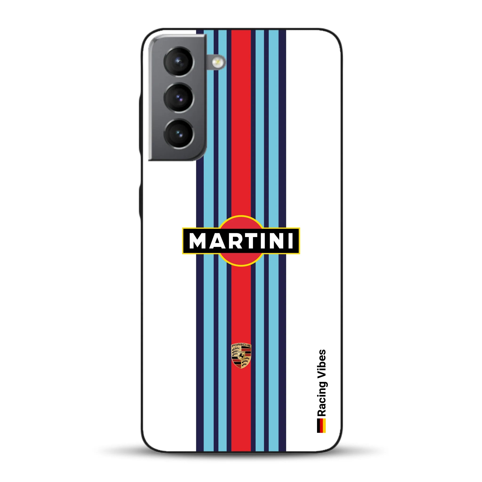 Martini Porsche Livery #1 - Individuelle Handyhülle für Samsung