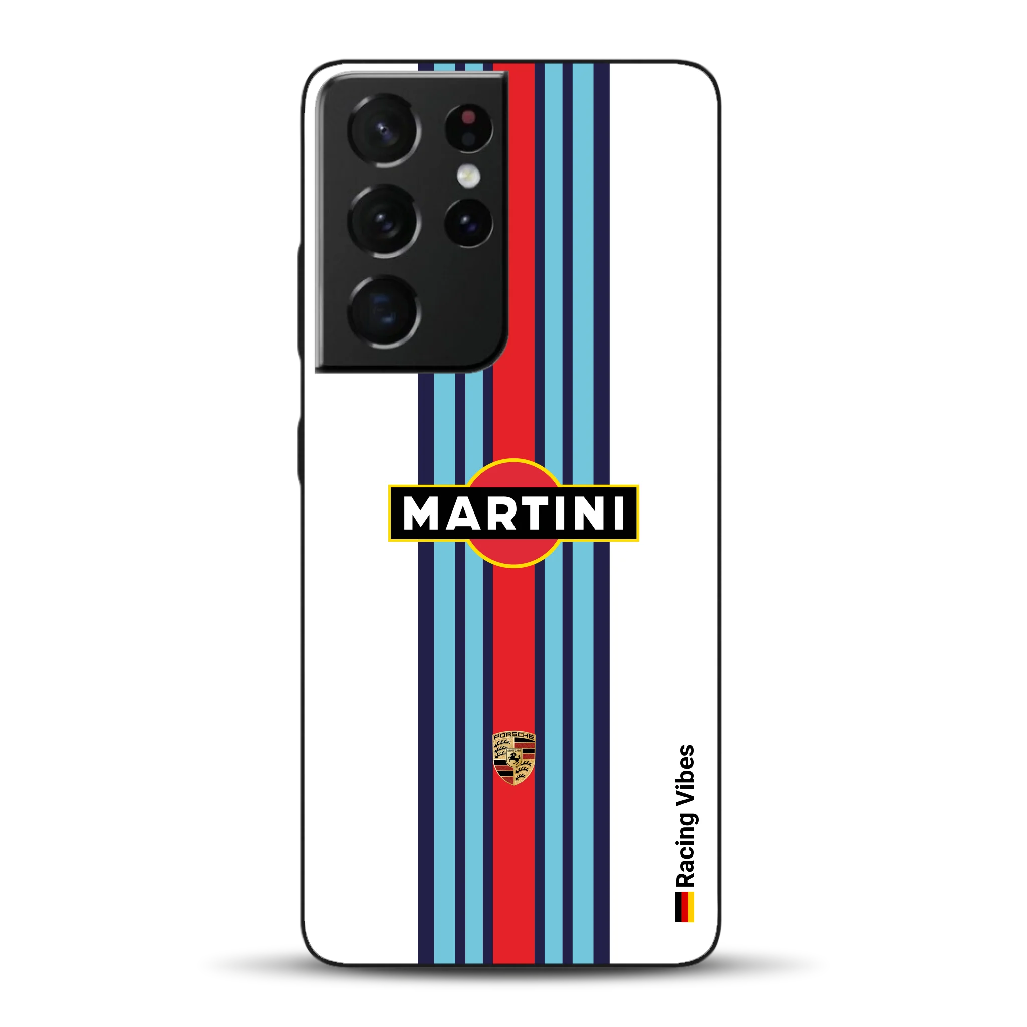 Martini Porsche Livery #1 - Individuelle Handyhülle für Samsung