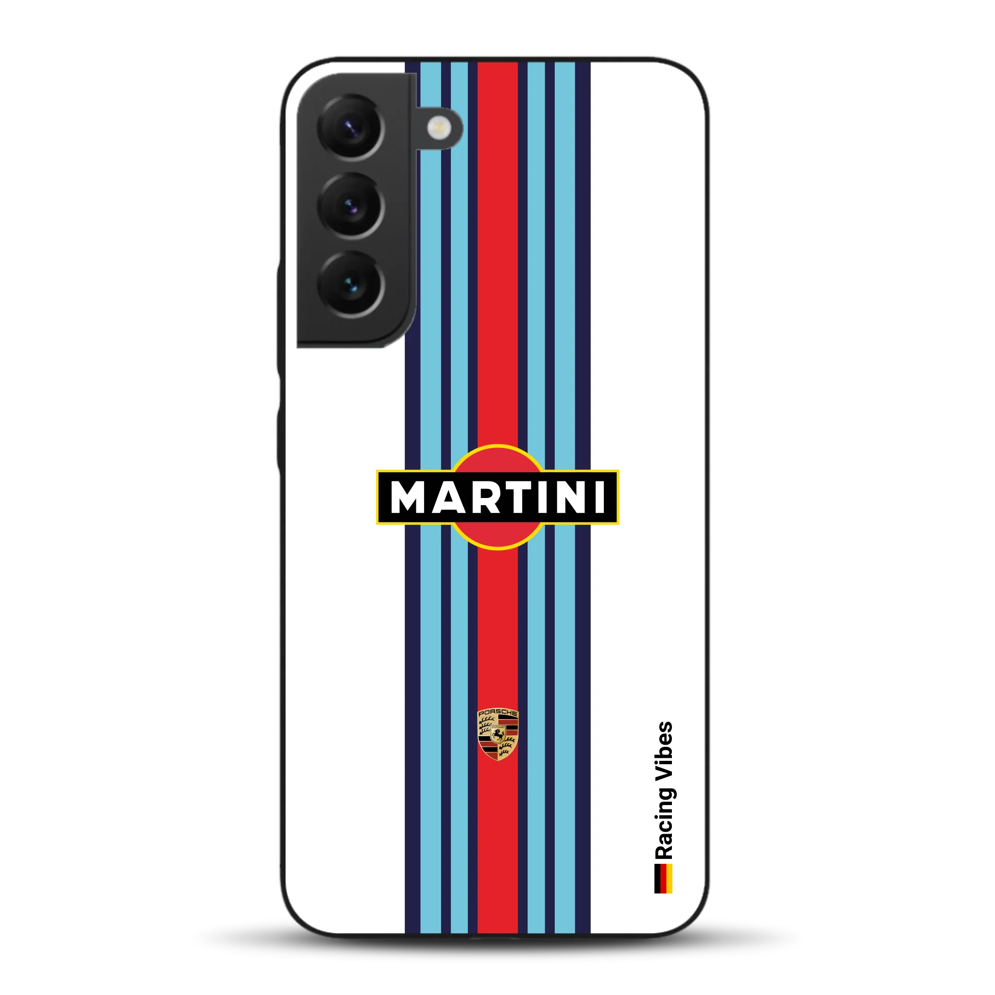 Martini Porsche Livery #1 - Individuelle Handyhülle für Samsung