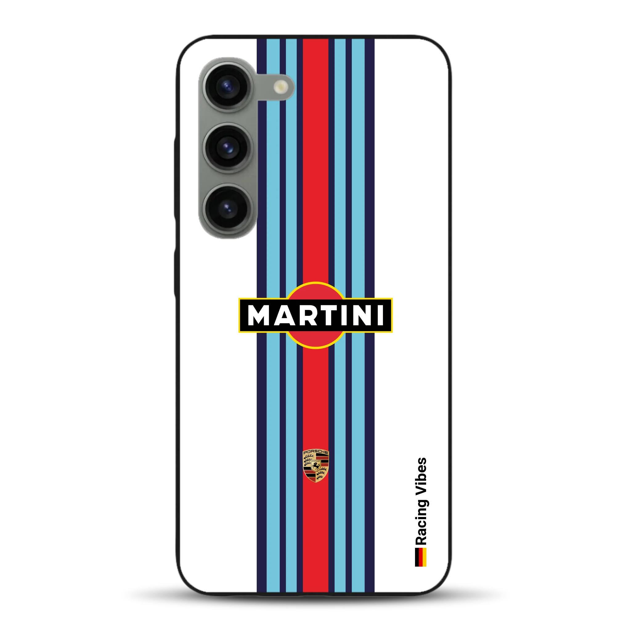 Martini Porsche Livery #1 - Individuelle Handyhülle für Samsung