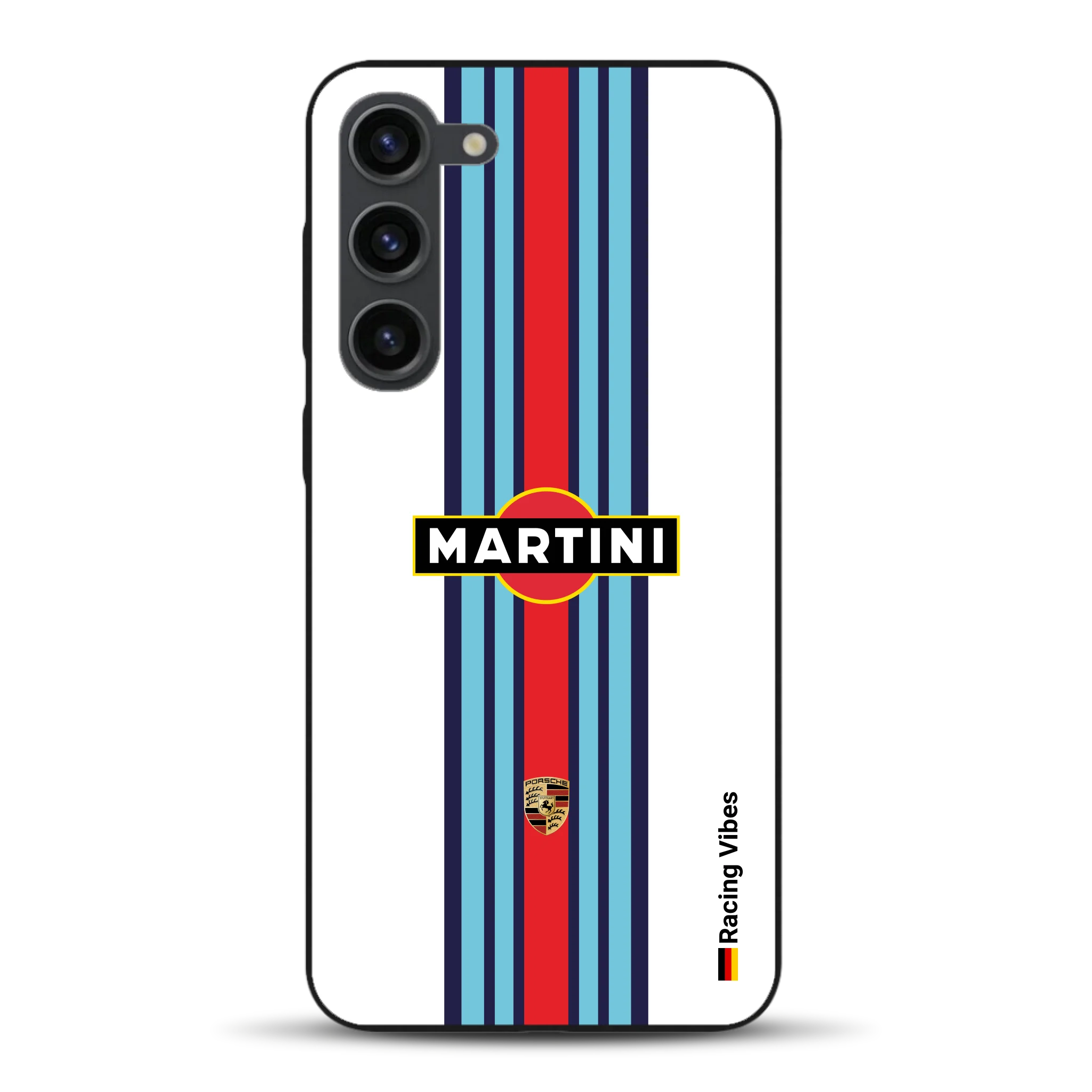 Martini Porsche Livery #1 - Individuelle Handyhülle für Samsung