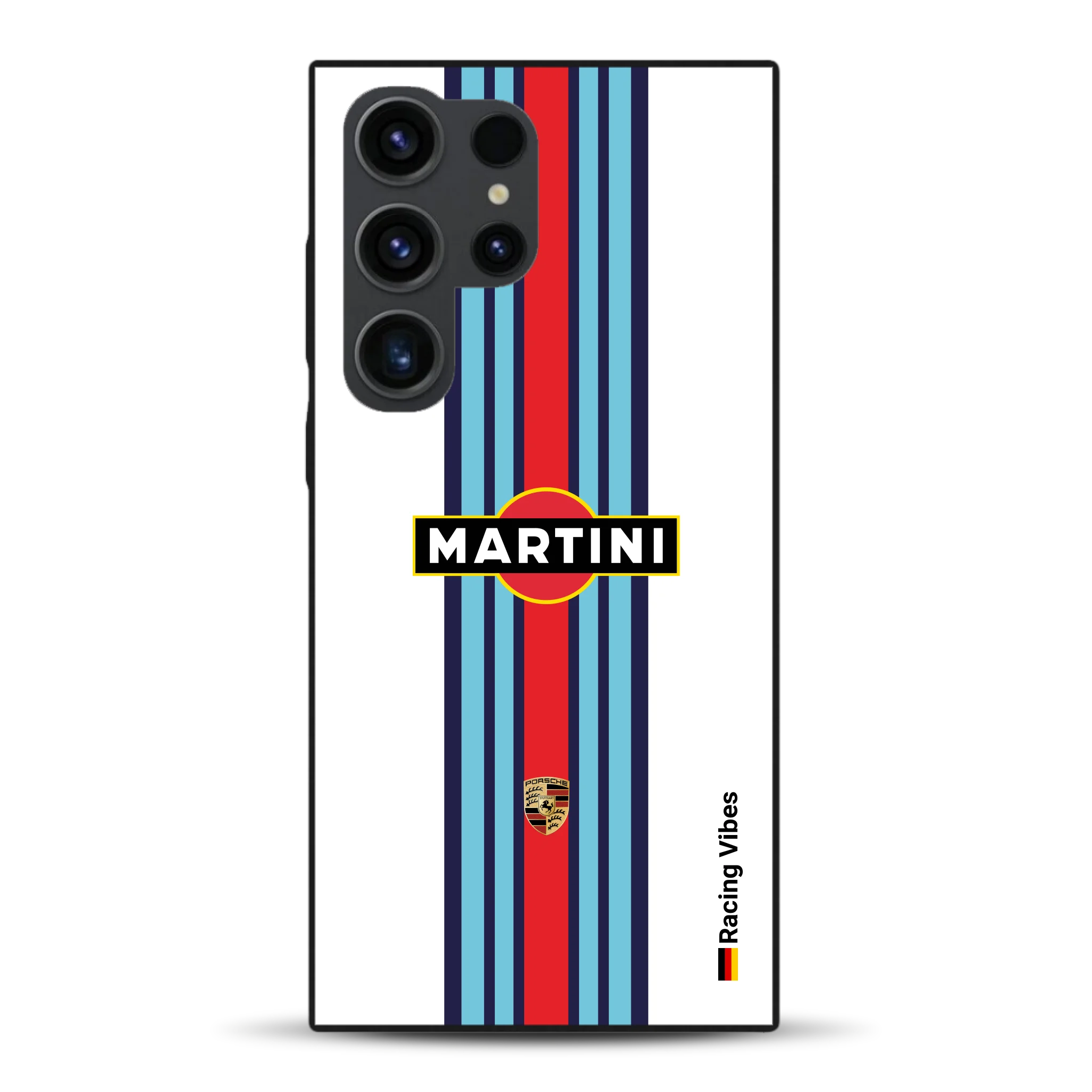 Martini Porsche Livery #1 - Individuelle Handyhülle für Samsung