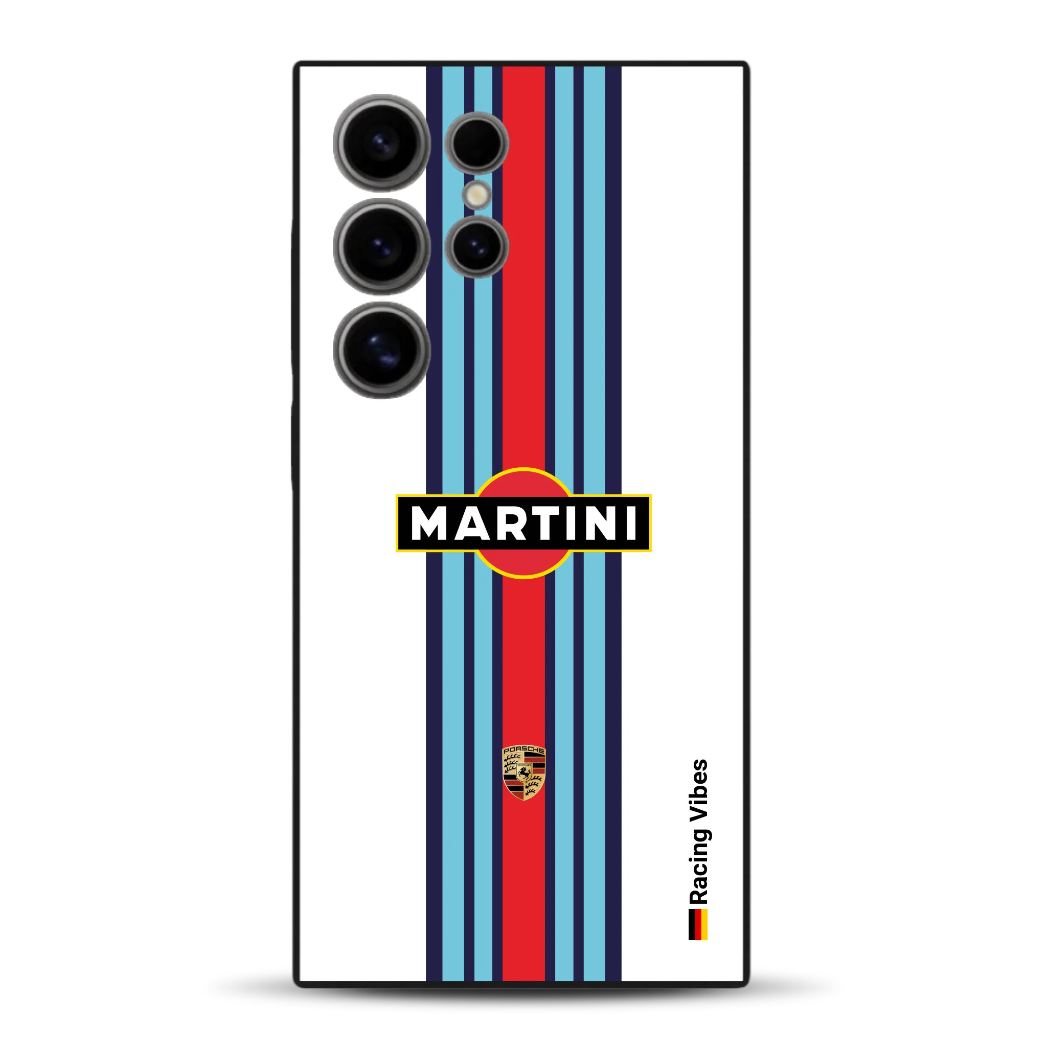 Martini Porsche Livery #1 - Individuelle Handyhülle für Samsung