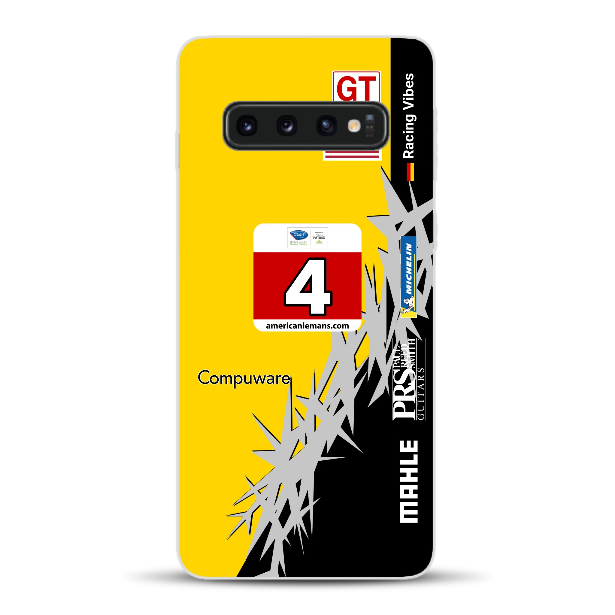Corvette C6R 2010 ALMS Livery - Housse de téléphone portable personnalisée pour Samsung