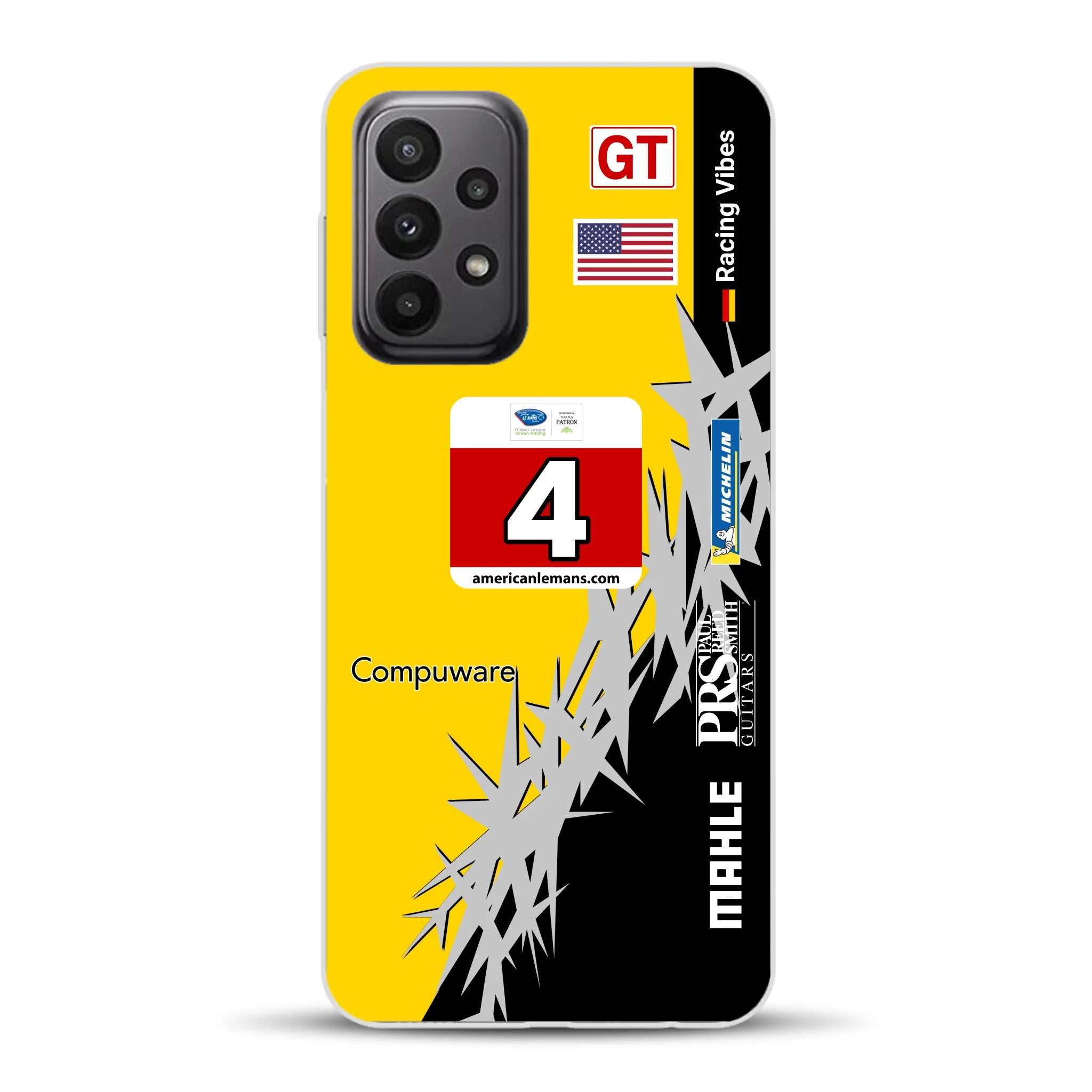 Corvette C6R 2010 ALMS Livery - Housse de téléphone portable personnalisée pour Samsung