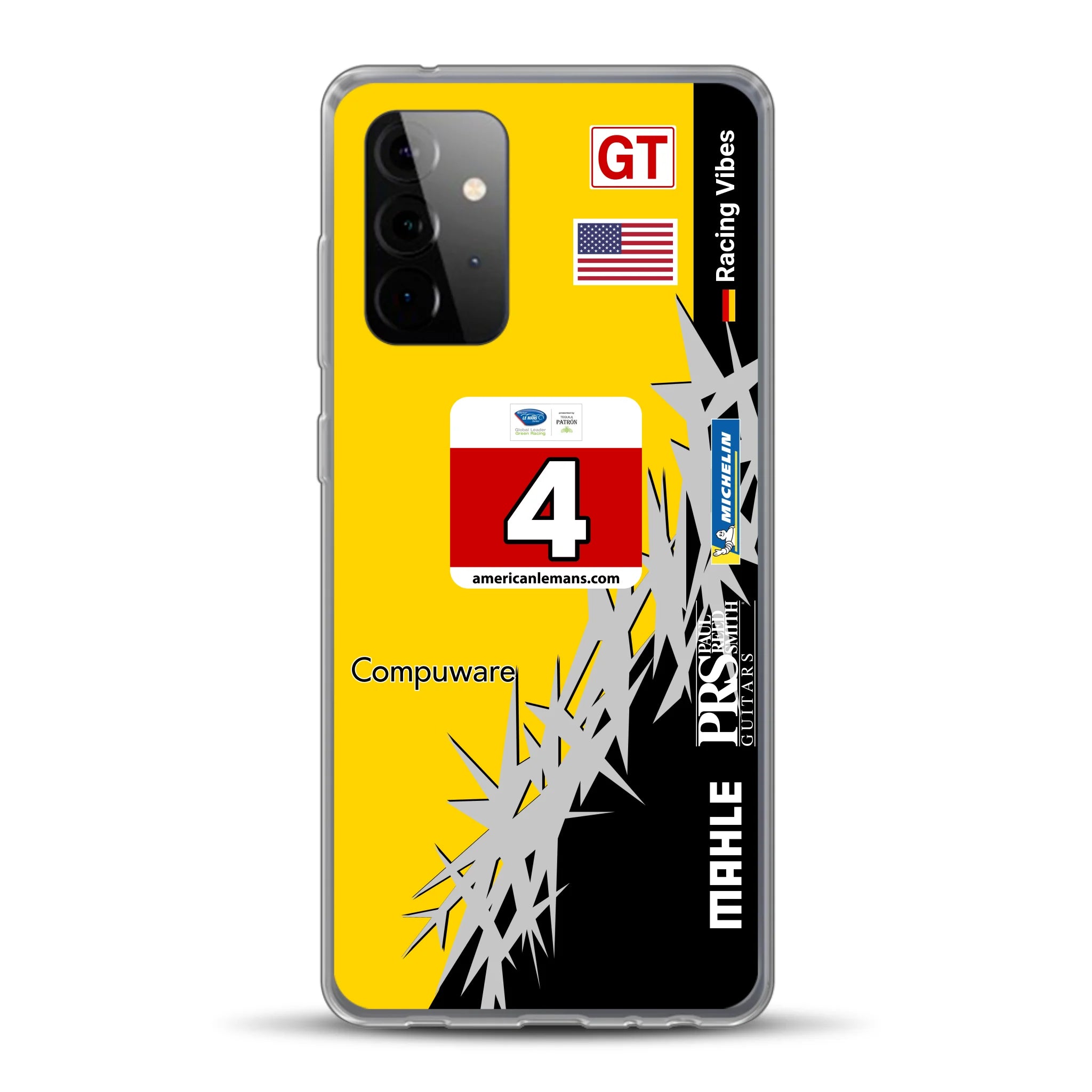 Corvette C6R 2010 ALMS Livery - Housse de téléphone portable personnalisée pour Samsung