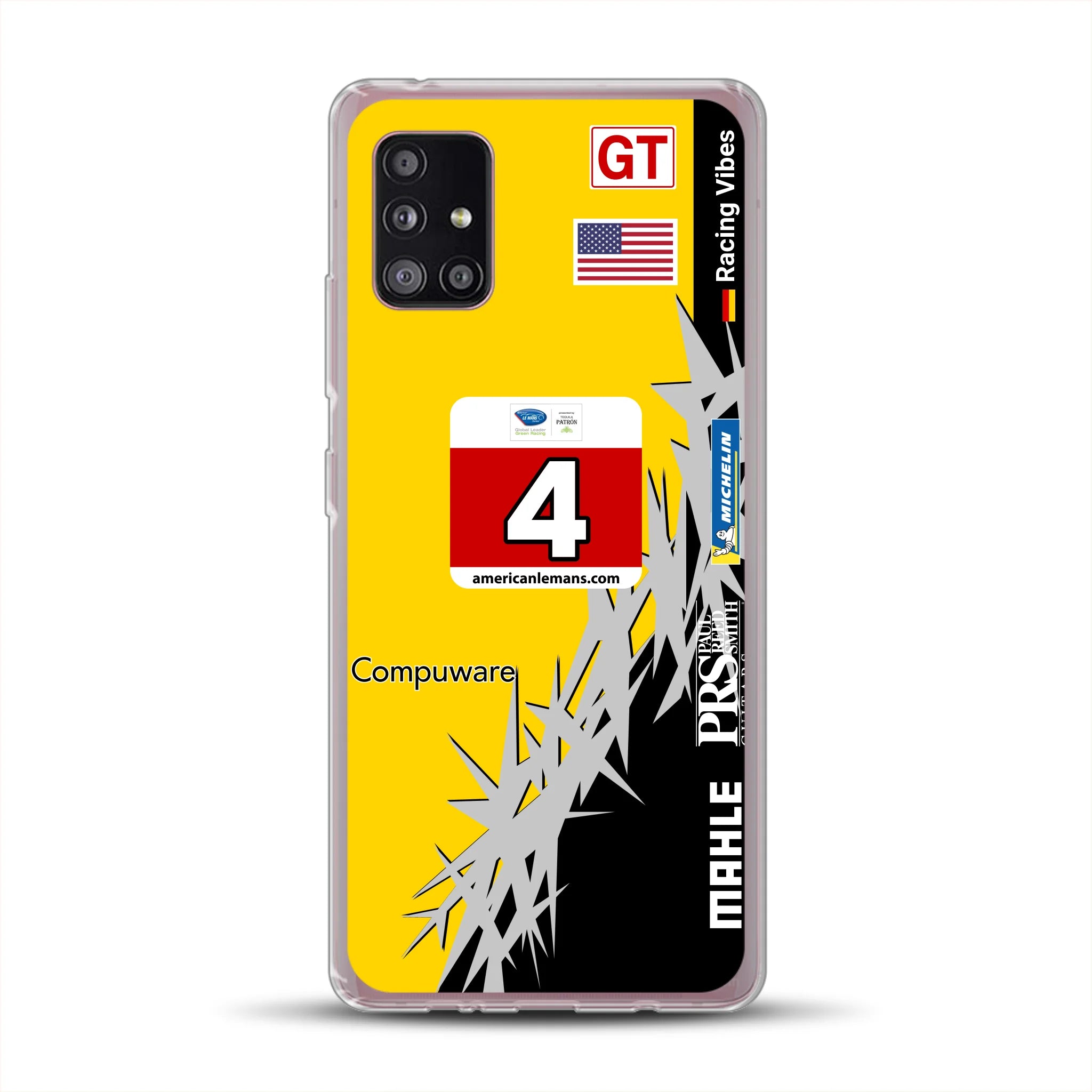 Corvette C6R 2010 ALMS Livery - Housse de téléphone portable personnalisée pour Samsung