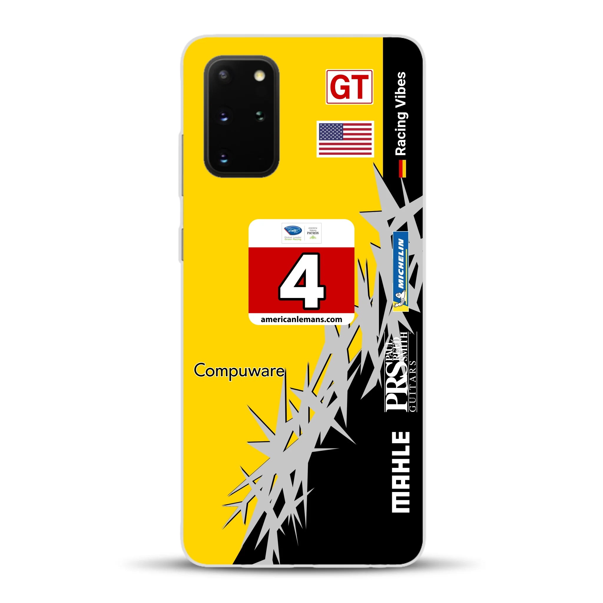 Corvette C6R 2010 ALMS Livery - Housse de téléphone portable personnalisée pour Samsung