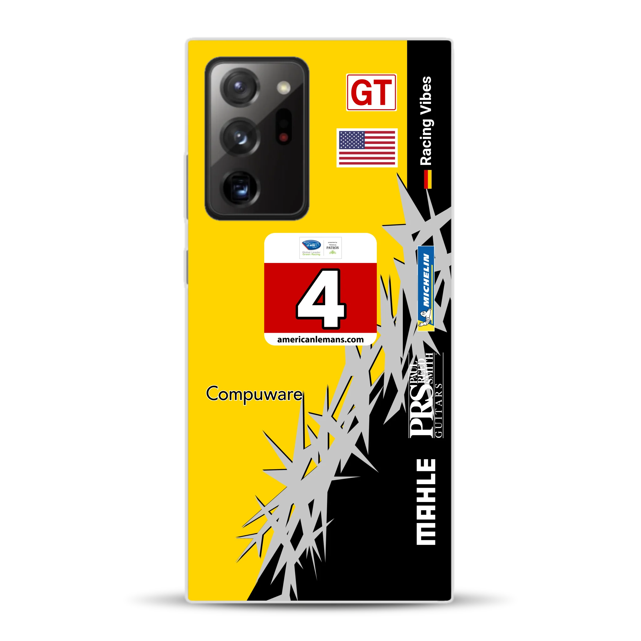 Corvette C6R 2010 ALMS Livery - Housse de téléphone portable personnalisée pour Samsung